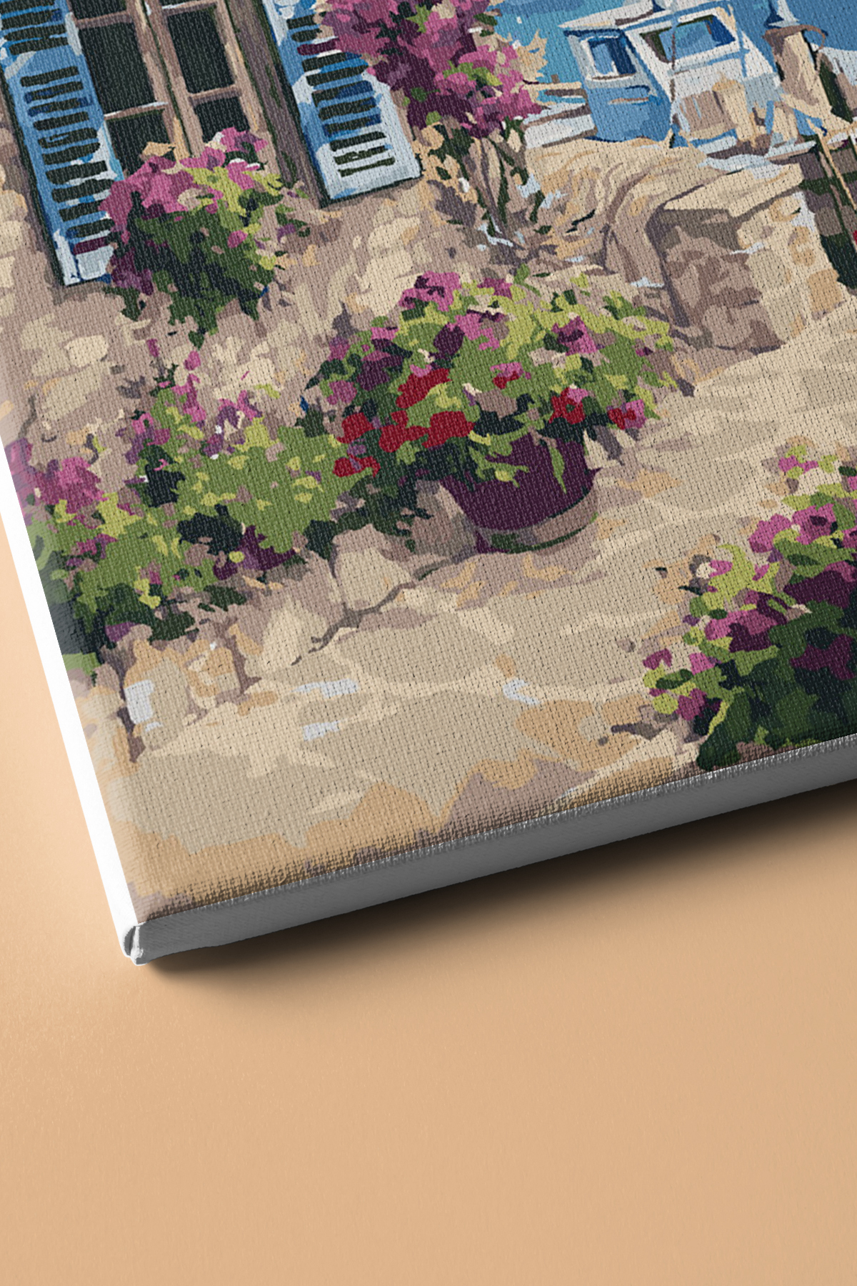 Sayılarla Boyama Seti Kasnaklı Yazlık Ev - Görsel 3