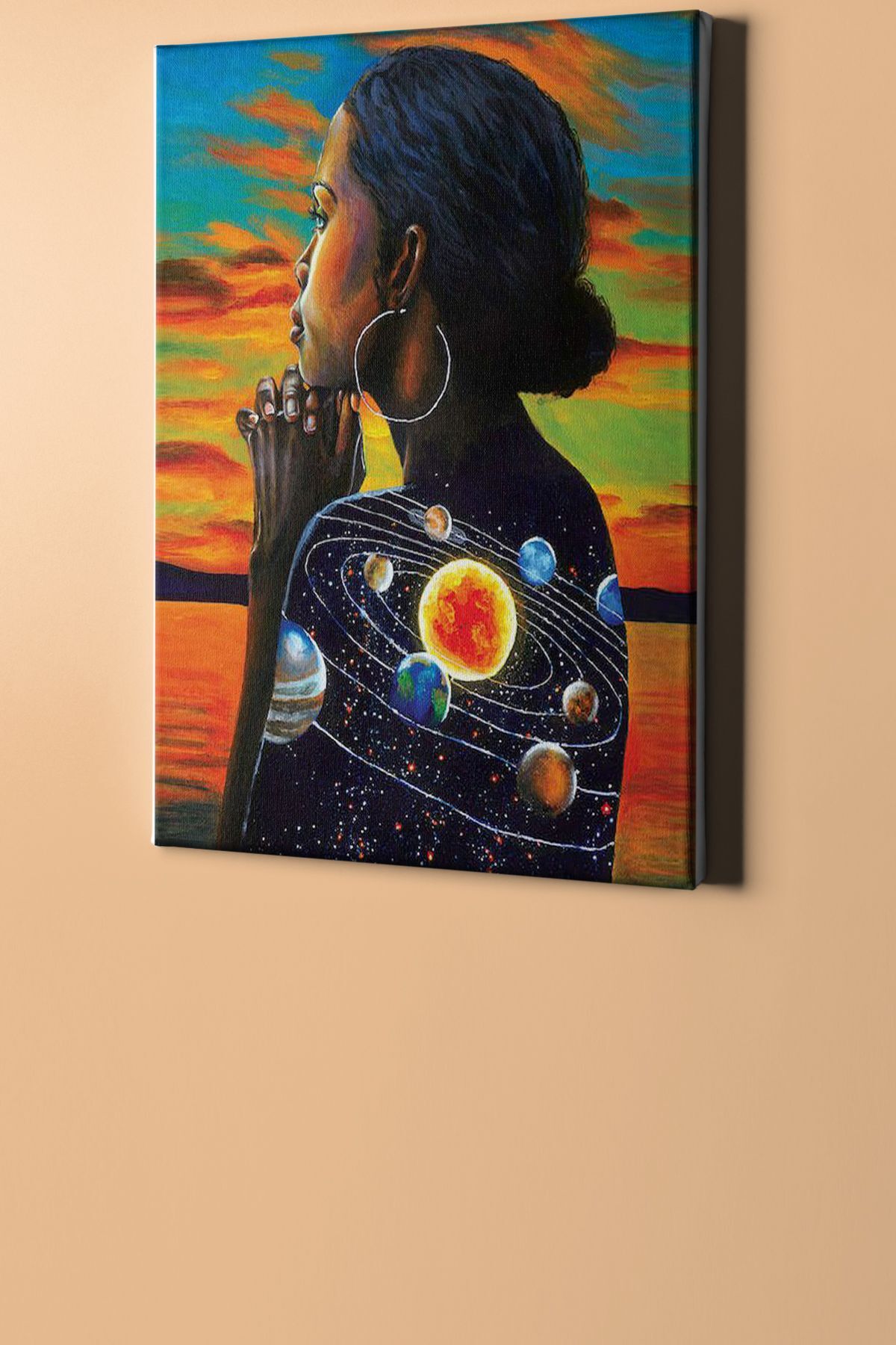 Sayılarla Boyama Seti Kasnaklı Kozmik Hayal - Görsel 2