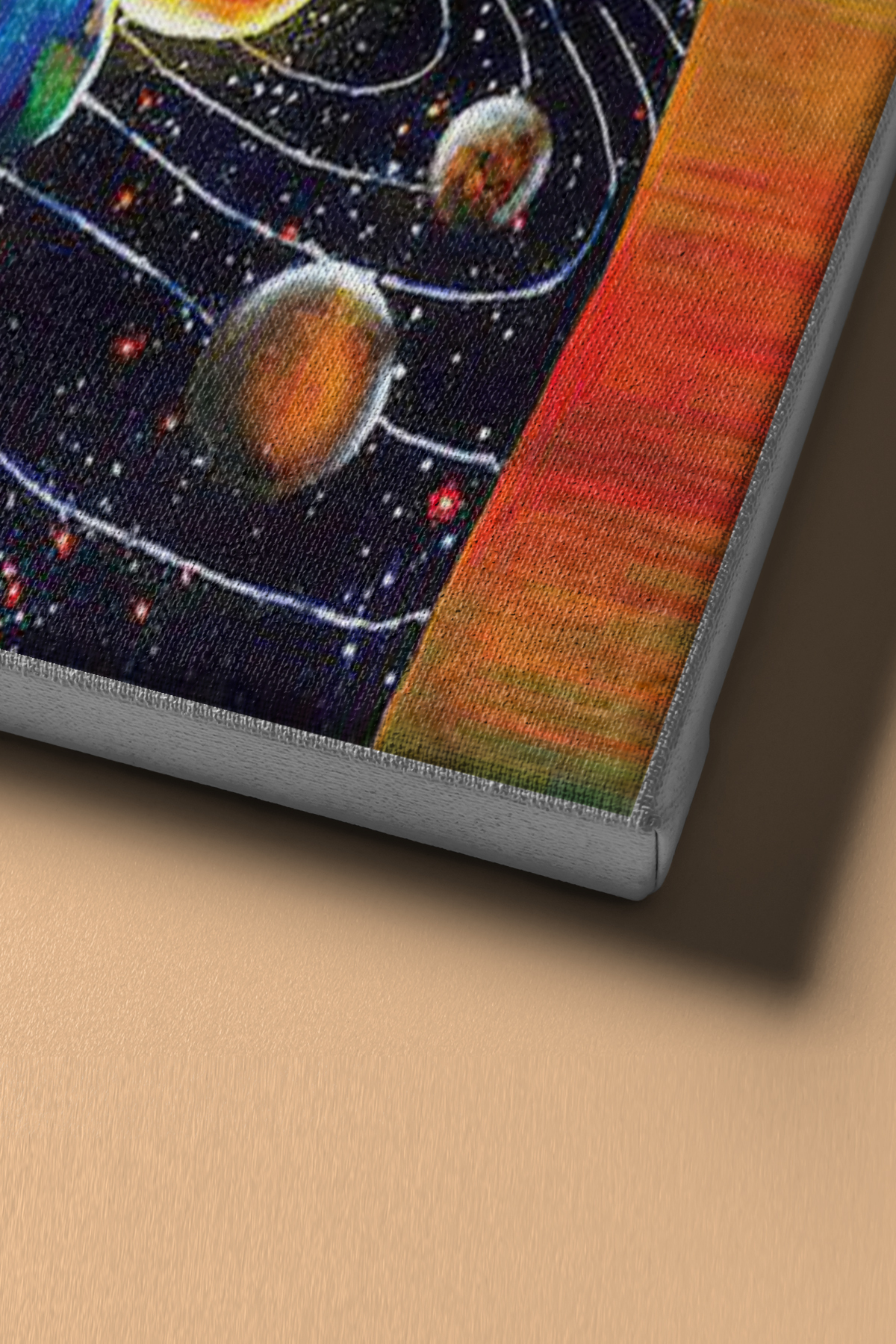 Sayılarla Boyama Seti Kasnaklı Kozmik Hayal - Görsel 4