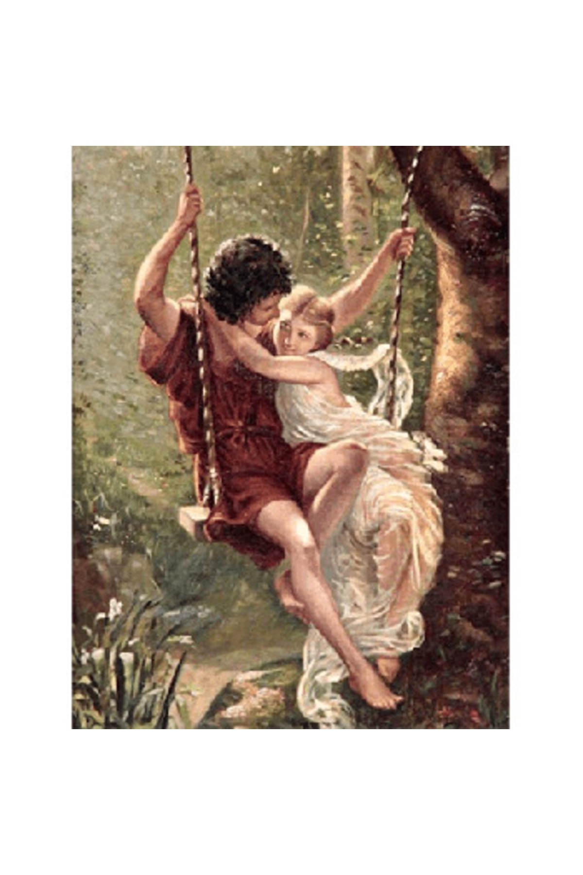 Sayılarla Boyama Seti Kasnaklı Salıncakta Aşıklar