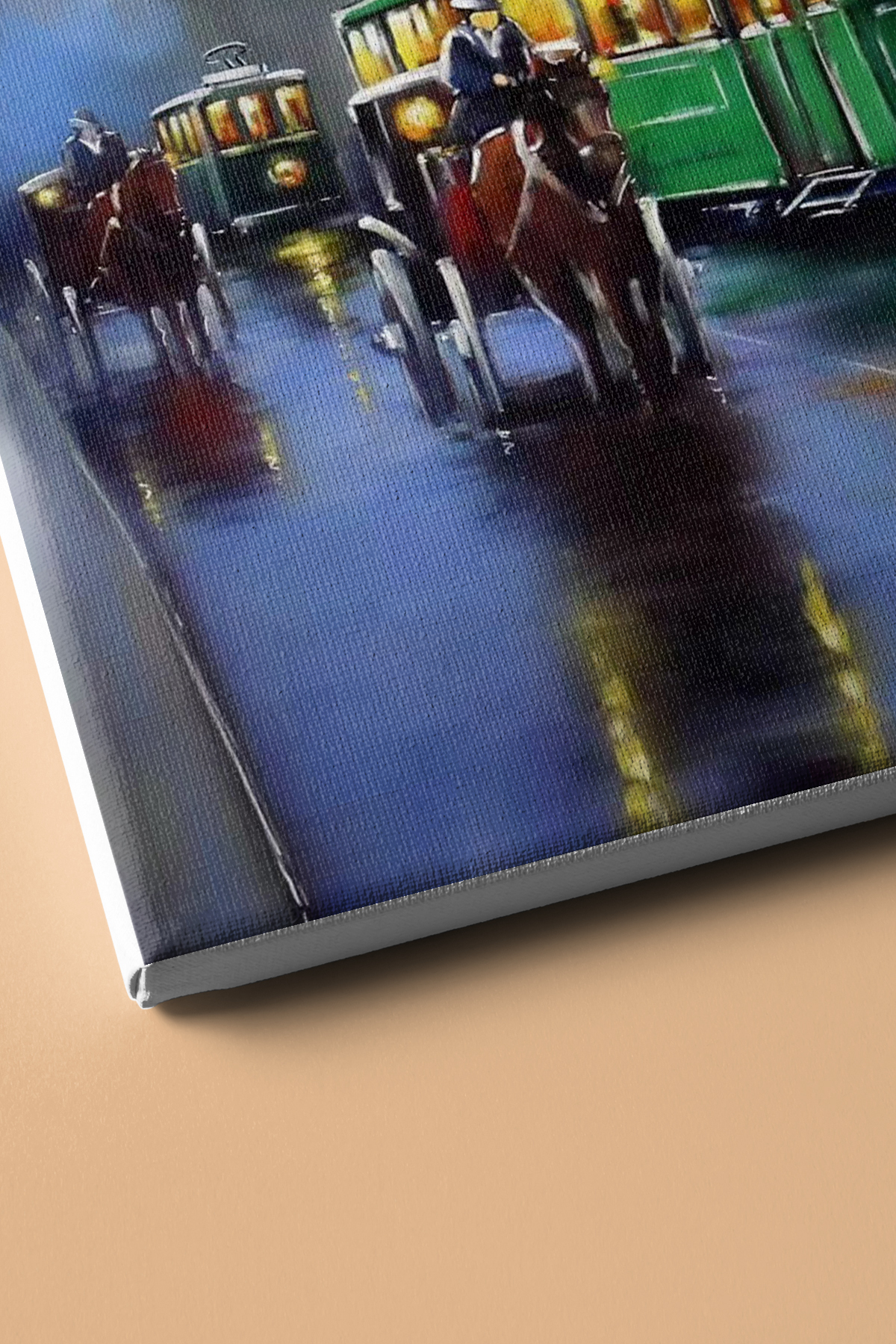 Sayılarla Boyama Seti Kasnaklı Caddeden Geçen Tramvay - Görsel 3