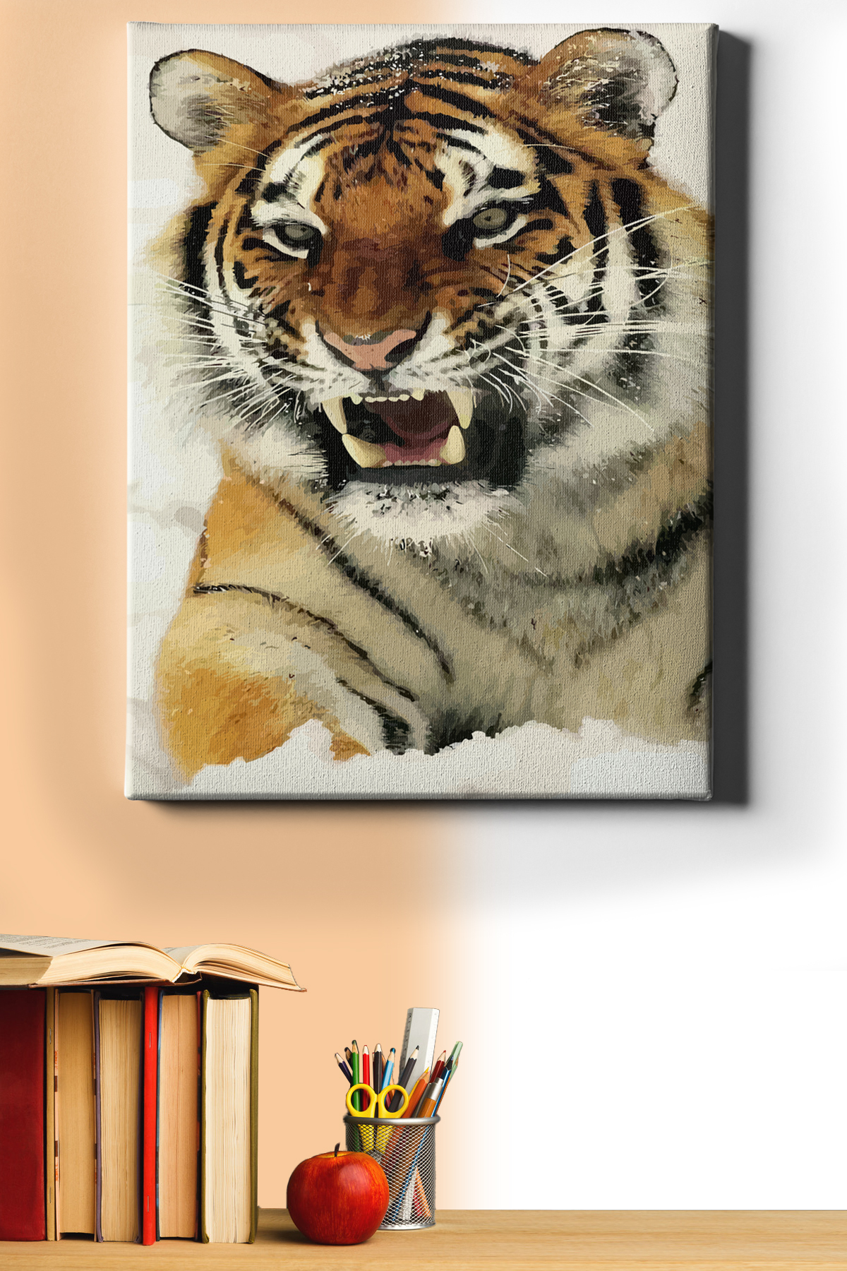 Sayılarla Boyama Seti Kasnaklı Karkaplanı