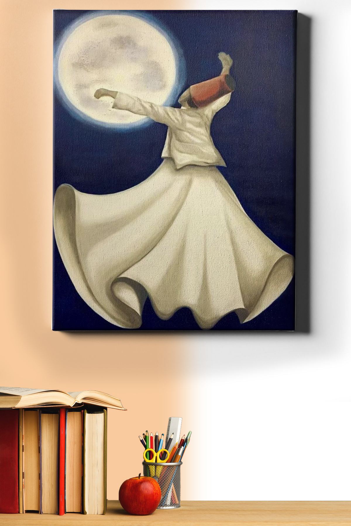 Sayılarla Boyama Seti Kasnaklı Semazen Ve Ay