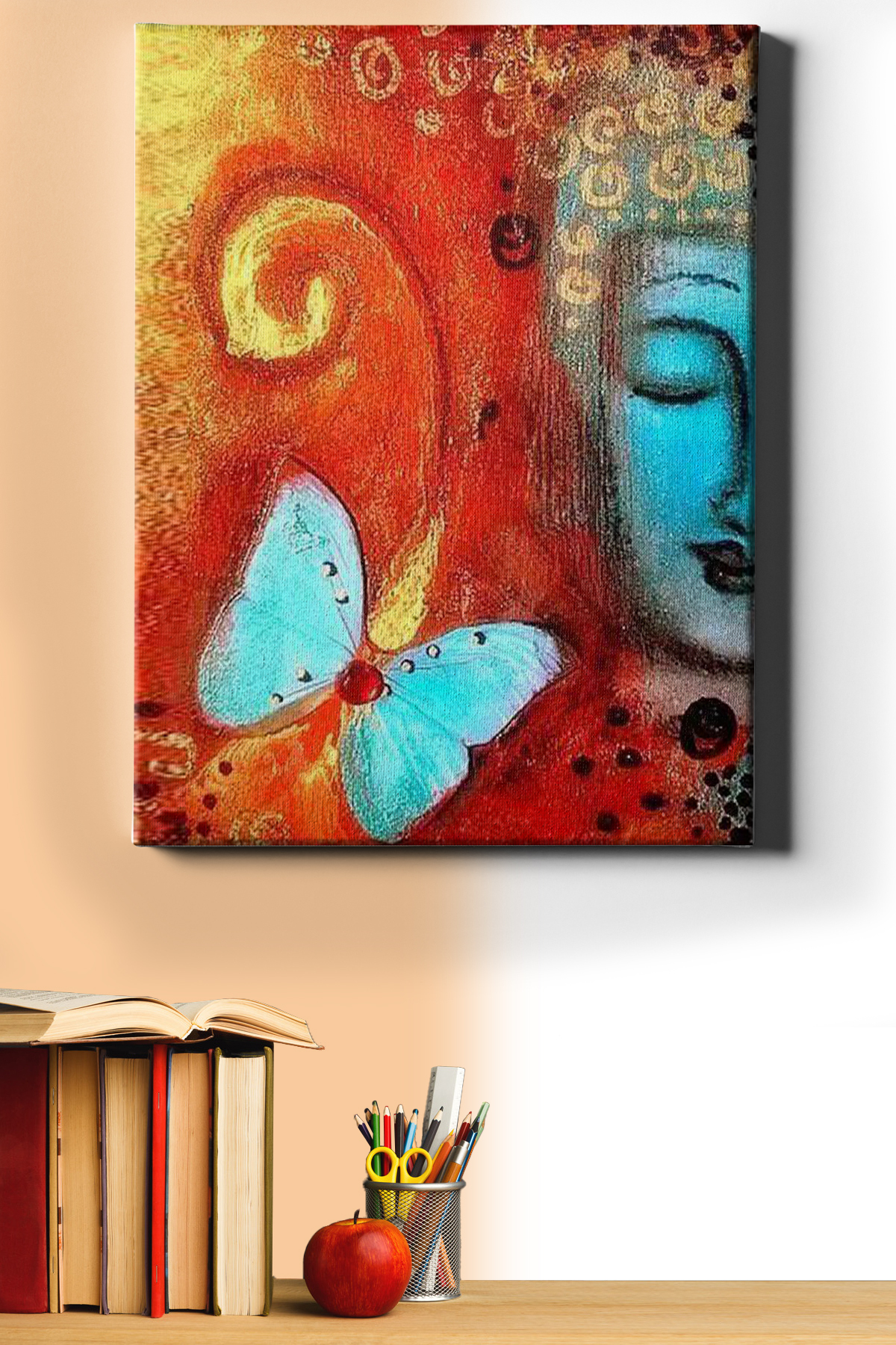 Sayılarla Boyama Seti Kasnaklı Buda Ve Kelebek