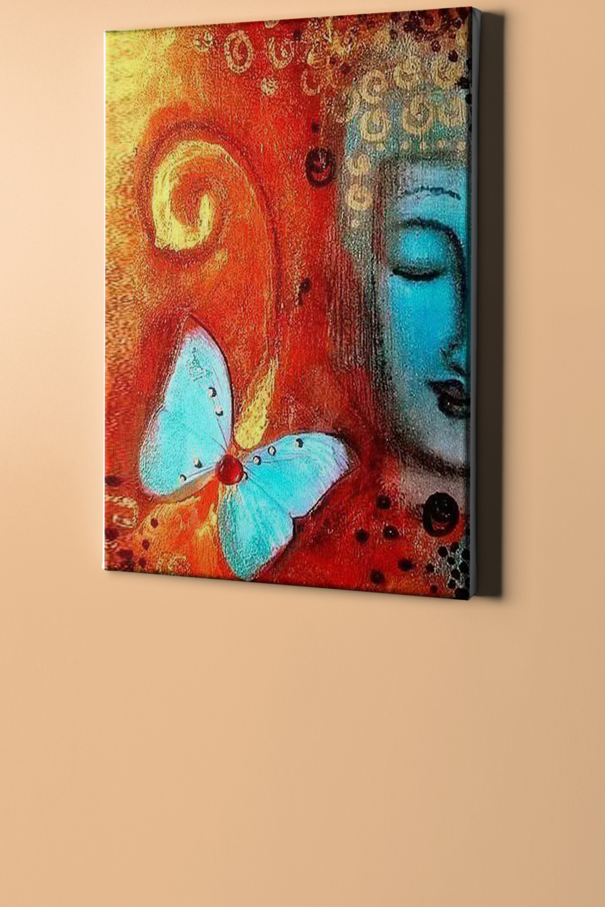 Sayılarla Boyama Seti Kasnaklı Buda Ve Kelebek - Görsel 2