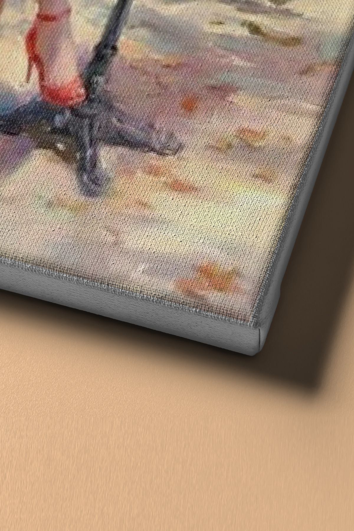 Sayılarla Boyama Seti Kasnaklı Cafede Bekleyiş - Görsel 4