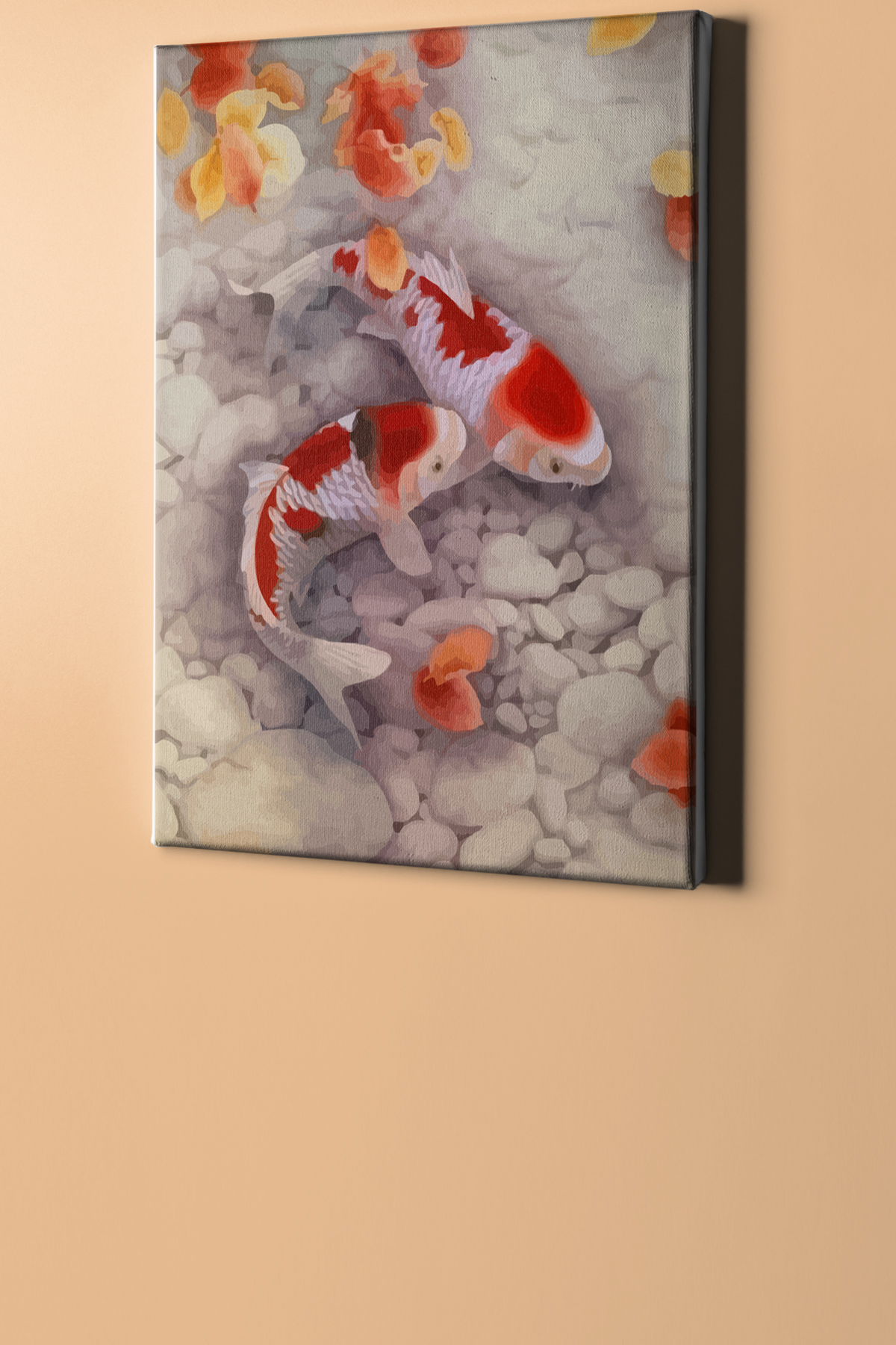 Sayılarla Boyama Seti Kasnaklı Dans Eden Japon Balıkları - Görsel 2