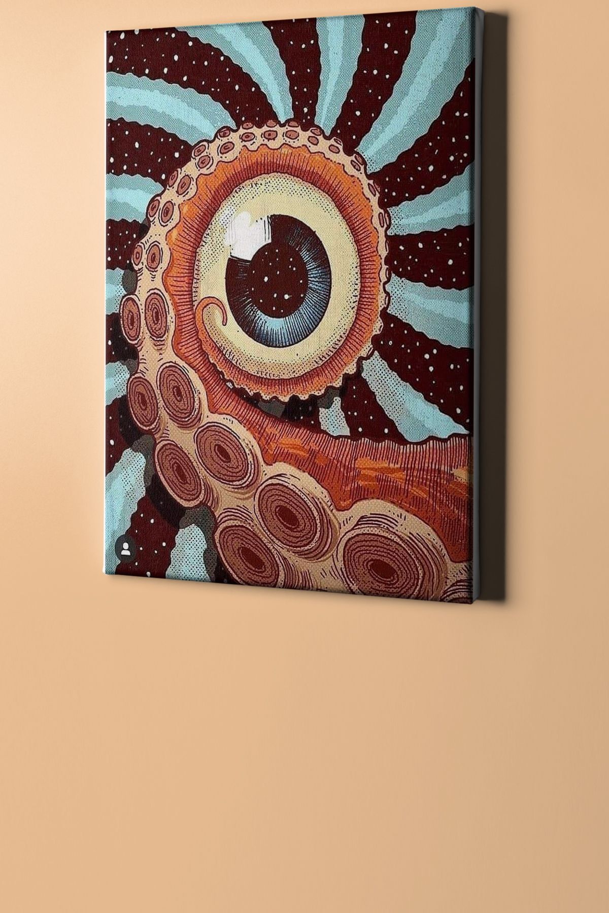 Sayılarla Boyama Seti Kasnaklı Hipnotik Göz - Görsel 2