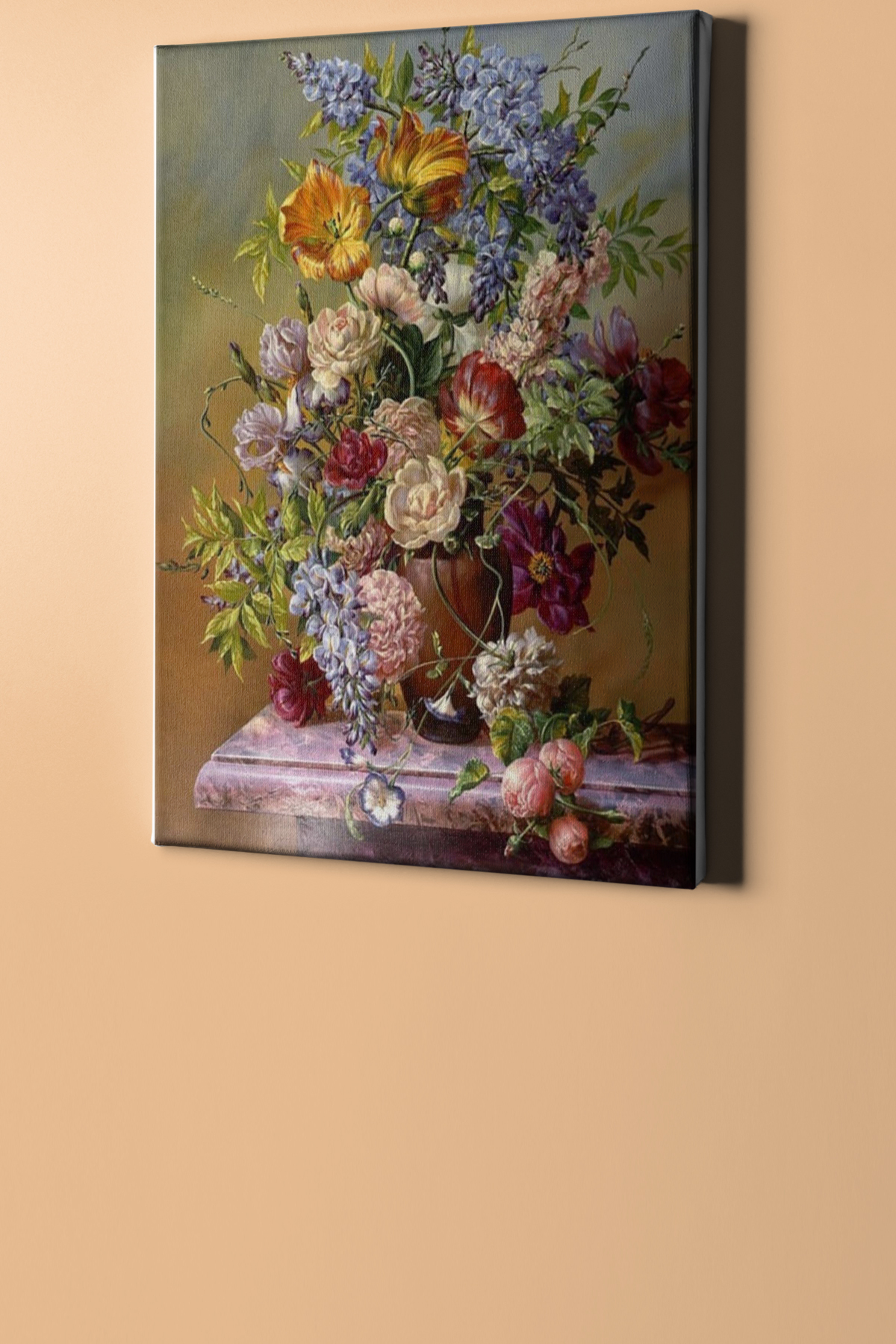 Sayılarla Boyama Seti Kasnaklı Vazodaki Çiçekler - Görsel 2