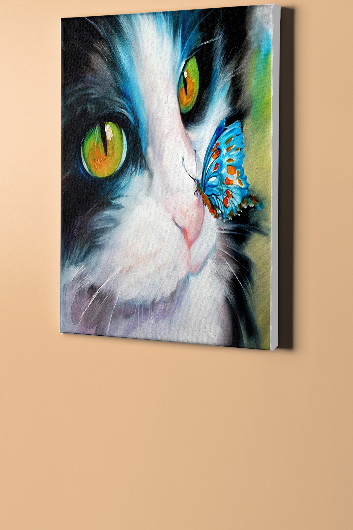 Sayılarla Boyama Seti Kasnaklı Kedi Ve Kelebek - Görsel 2