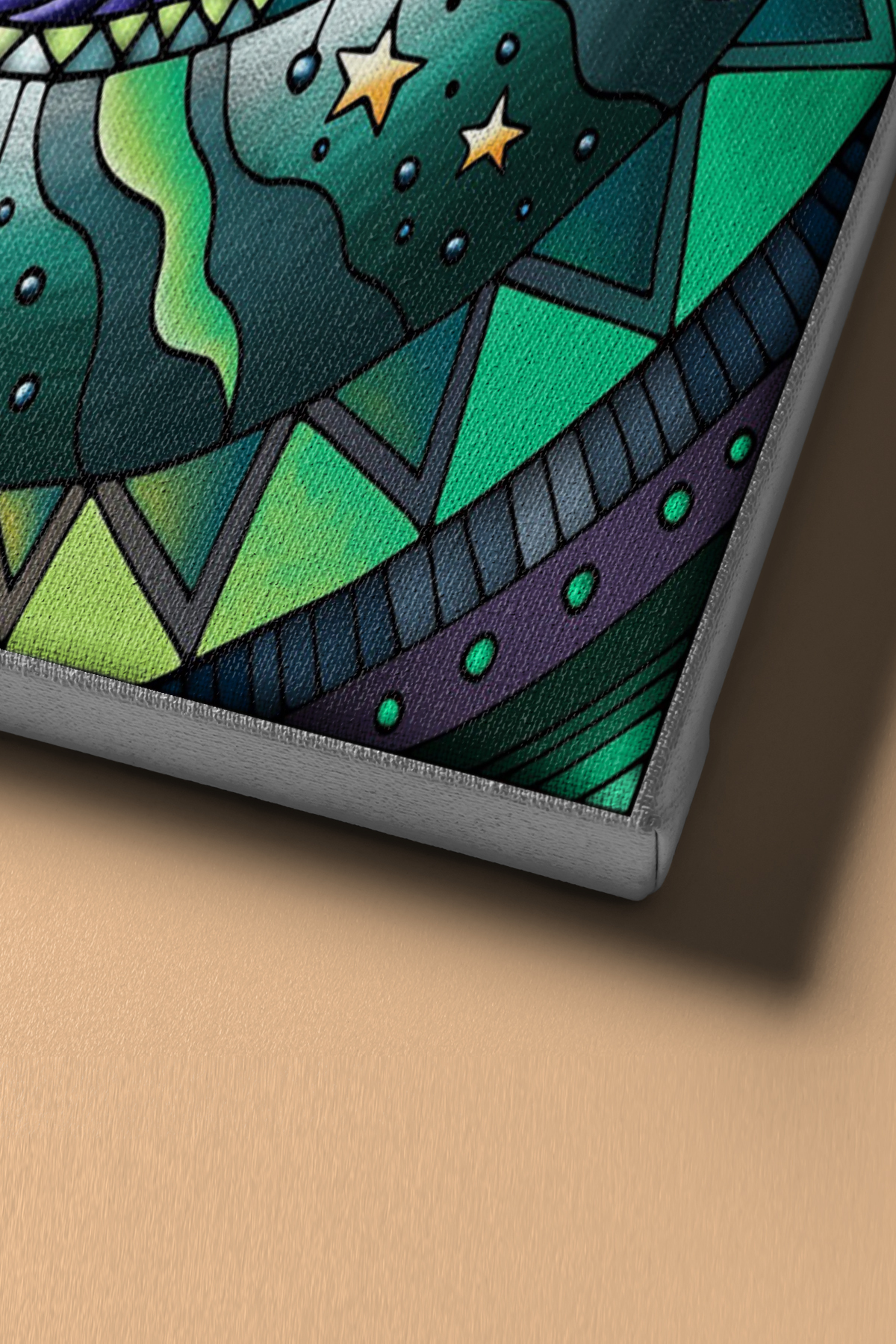 Sayılarla Boyama Seti Kasnaklı Güneş Ve Ay - Görsel 4