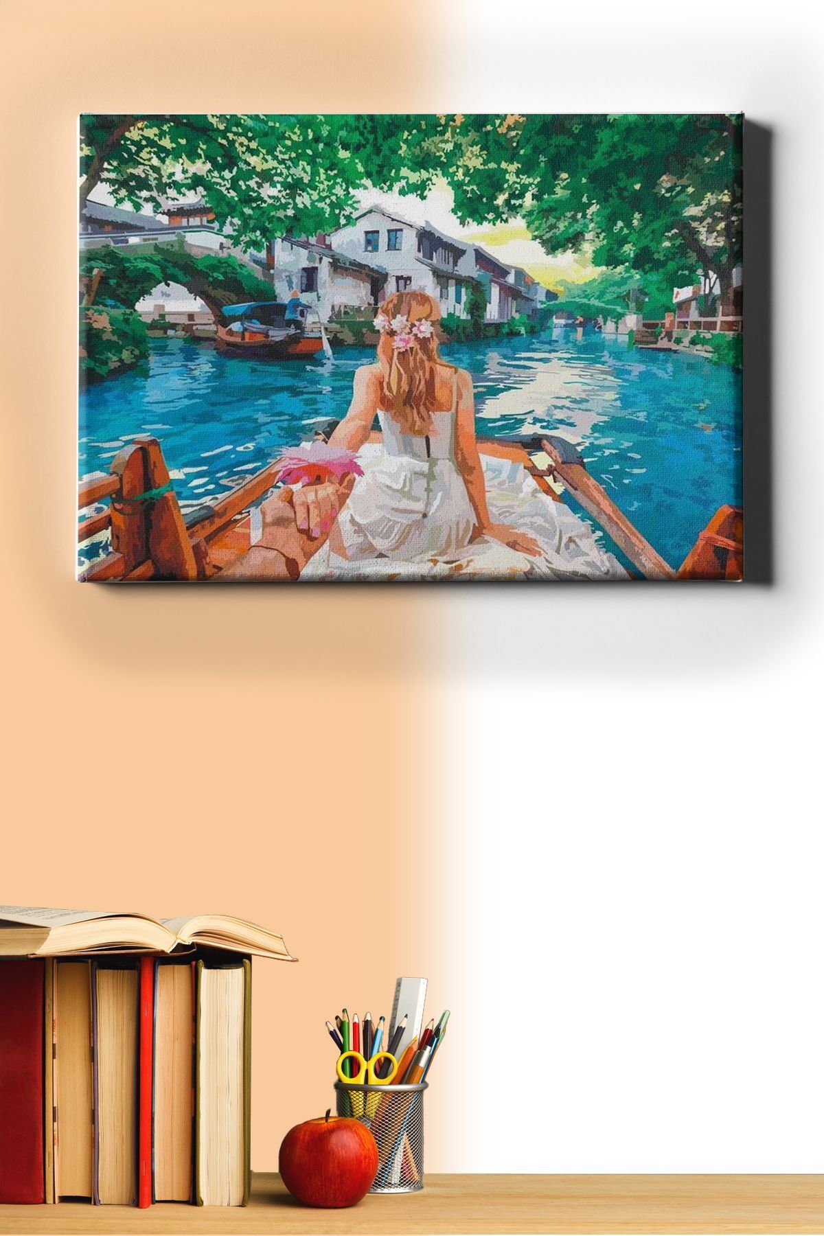 Sayılarla Boyama Seti Kasnaklı Aşıklar Teknesi