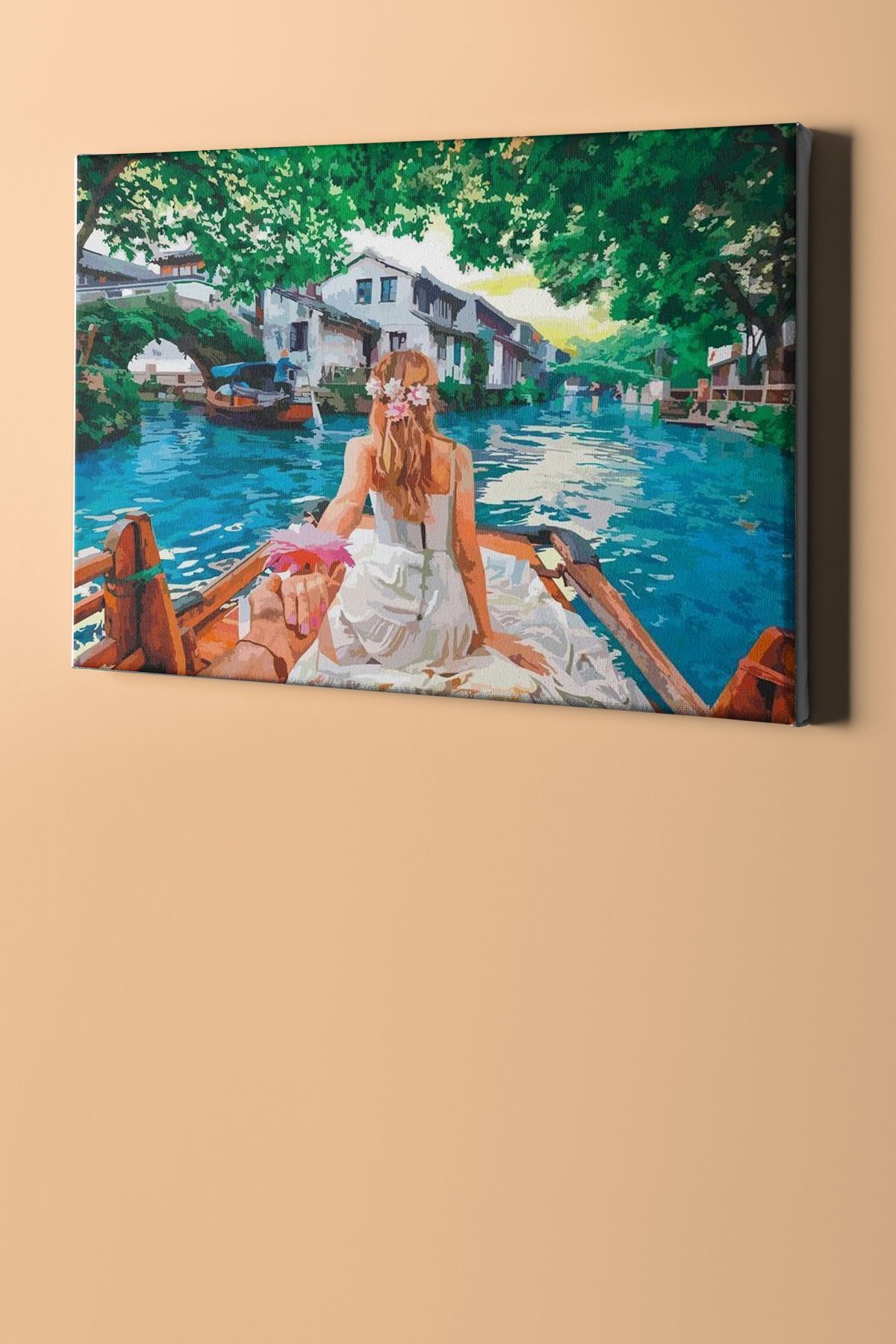 Sayılarla Boyama Seti Kasnaklı Aşıklar Teknesi - Görsel 2