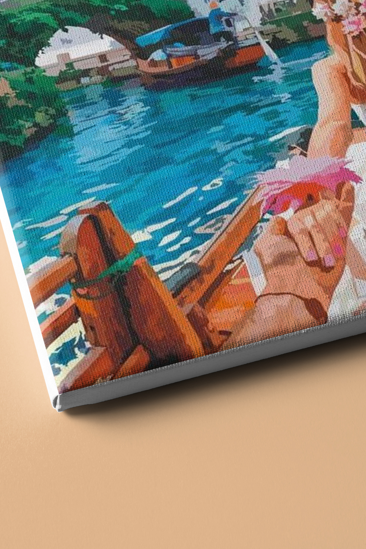 Sayılarla Boyama Seti Kasnaklı Aşıklar Teknesi - Görsel 3