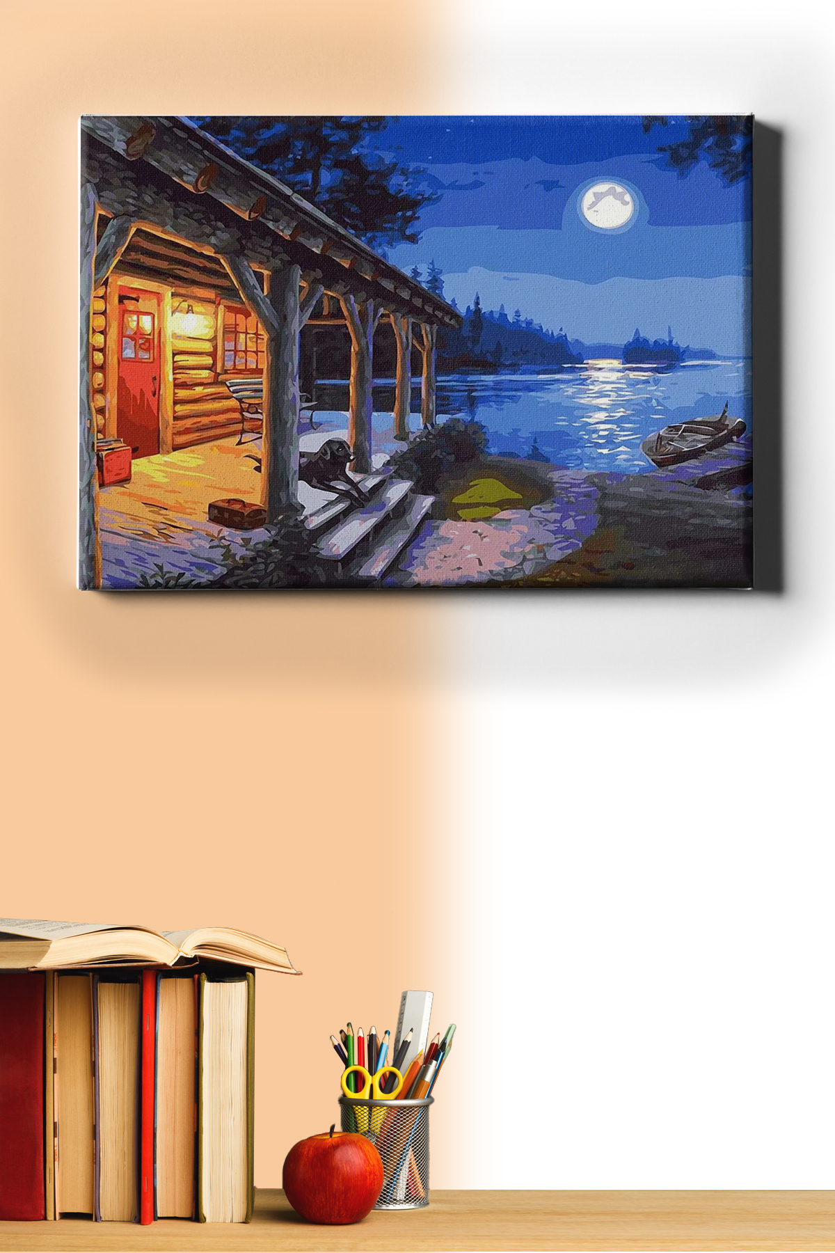 Sayılarla Boyama Seti Kasnaklı Sahildeki Baraka