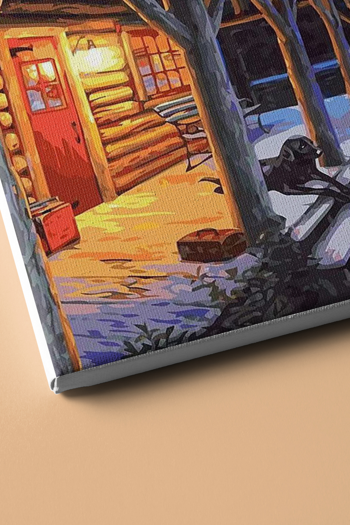 Sayılarla Boyama Seti Kasnaklı Sahildeki Baraka - Görsel 3