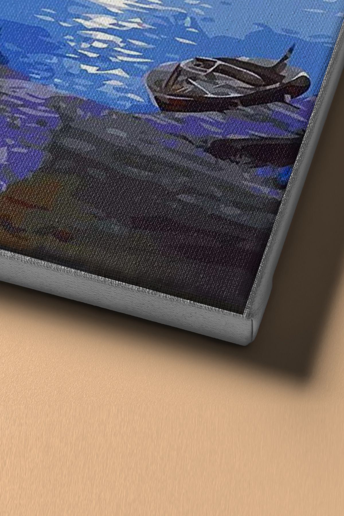 Sayılarla Boyama Seti Kasnaklı Sahildeki Baraka - Görsel 4