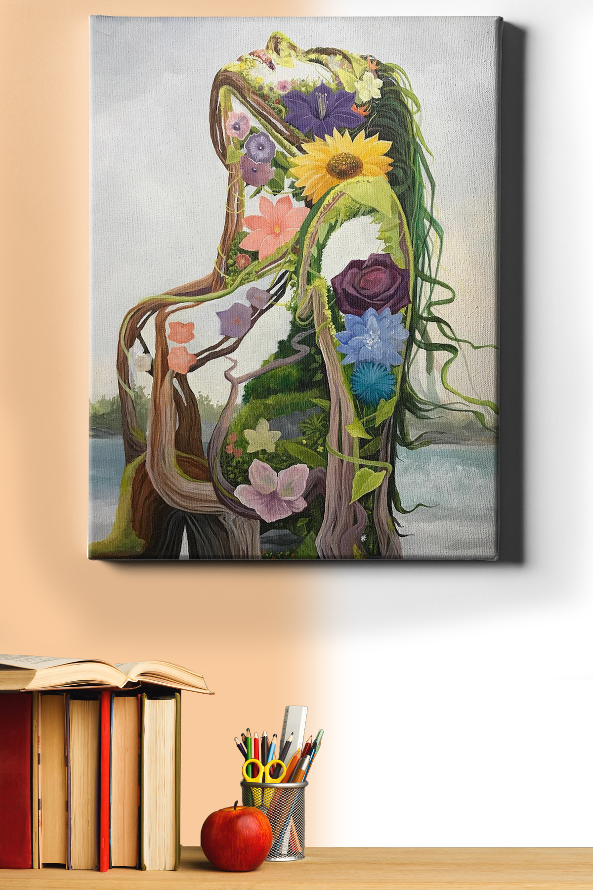 Sayılarla Boyama Seti Kasnaklı Doğaya Özlem