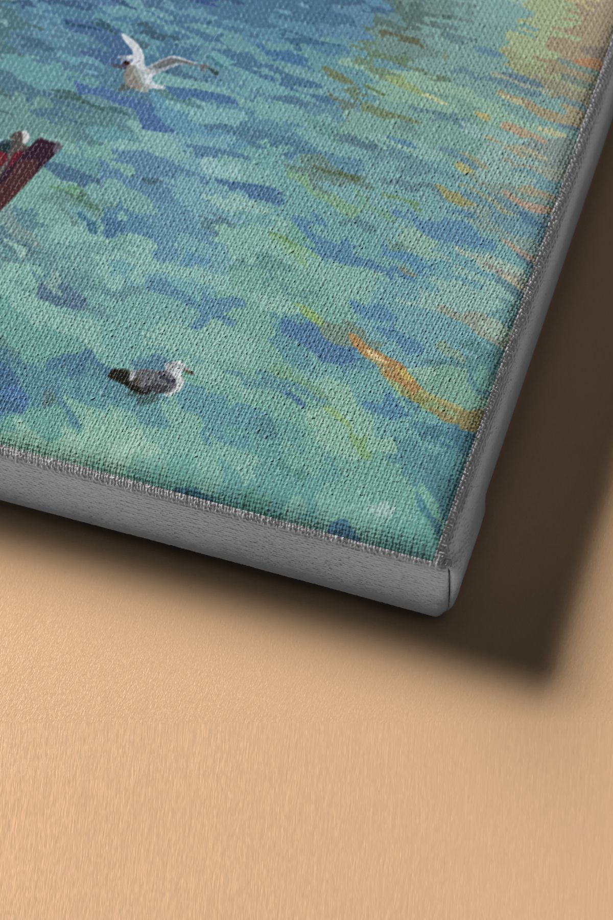 Sayılarla Boyama Seti Kasnaklı Yunanda Bir Köy - Görsel 4