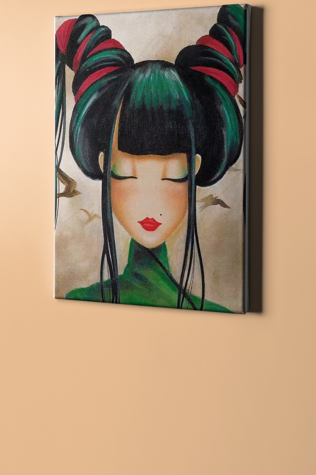 Sayılarla Boyama Seti Kasnaklı Japon Kızın Düşü - Görsel 2