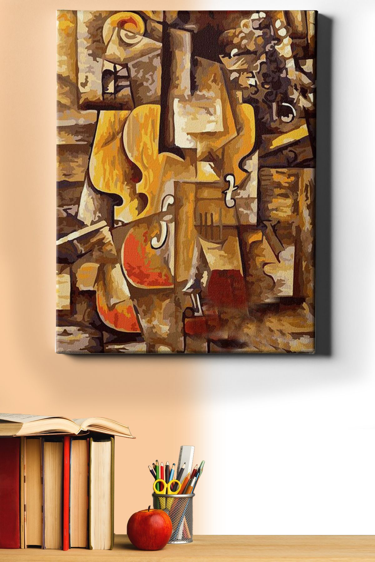 Sayılarla Boyama Seti Kasnaklı Keman Ve Üzümler