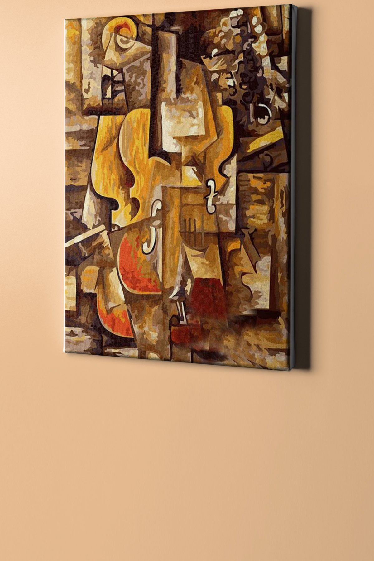 Sayılarla Boyama Seti Kasnaklı Keman Ve Üzümler - Görsel 2