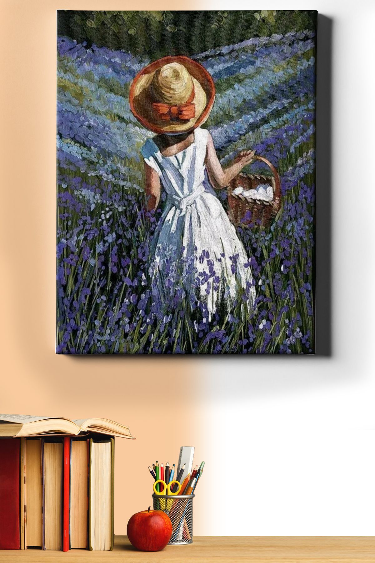 Sayılarla Boyama Seti Kasnaklı Kır Çiçekleri Arasında