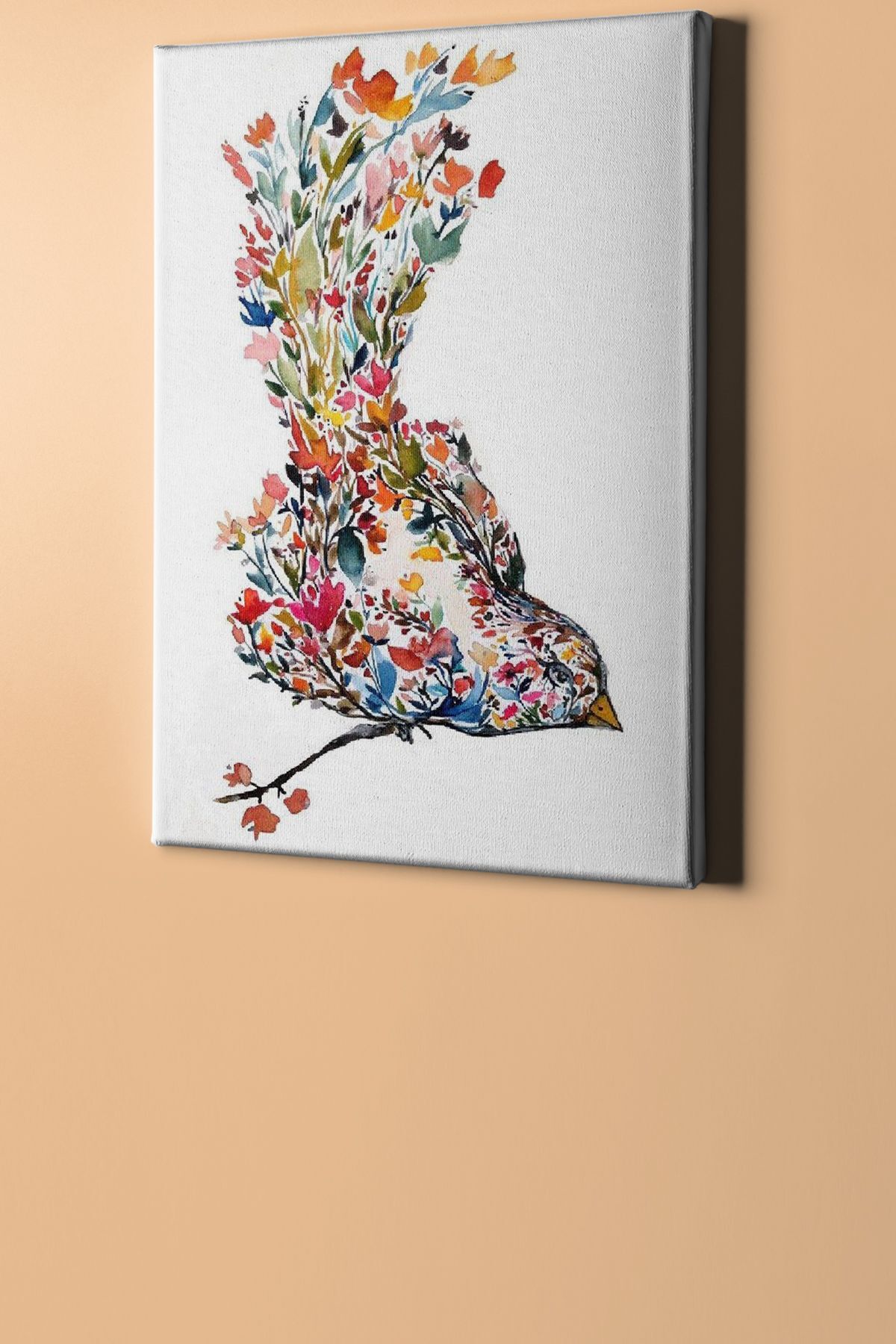 Sayılarla Boyama Seti Kasnaklı Çiçekten Kuş - Görsel 2