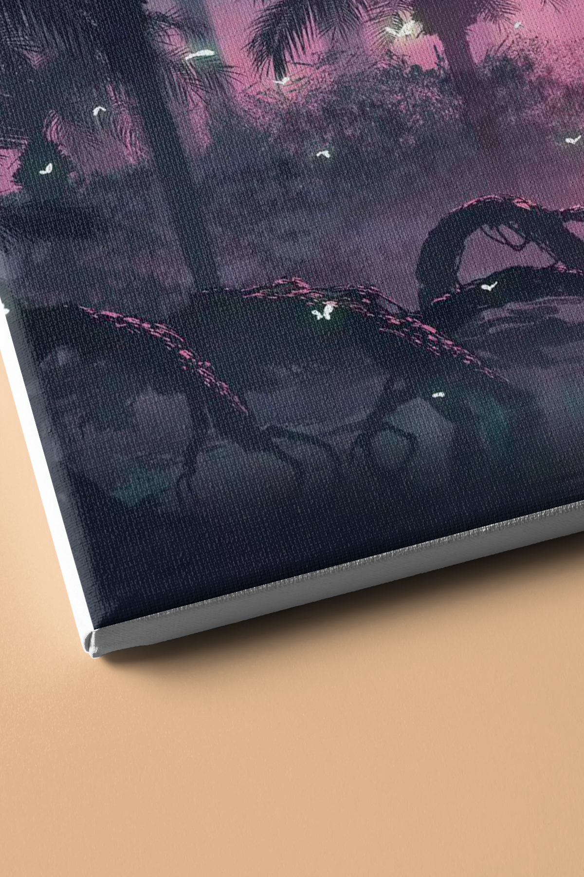 Sayılarla Boyama Seti Kasnaklı Ormanda Balık Tutan Adam - Görsel 3