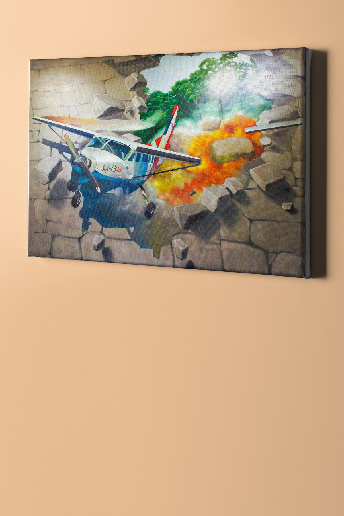 Sayılarla Boyama Seti Kasnaklı Düşen Uçak - Görsel 2