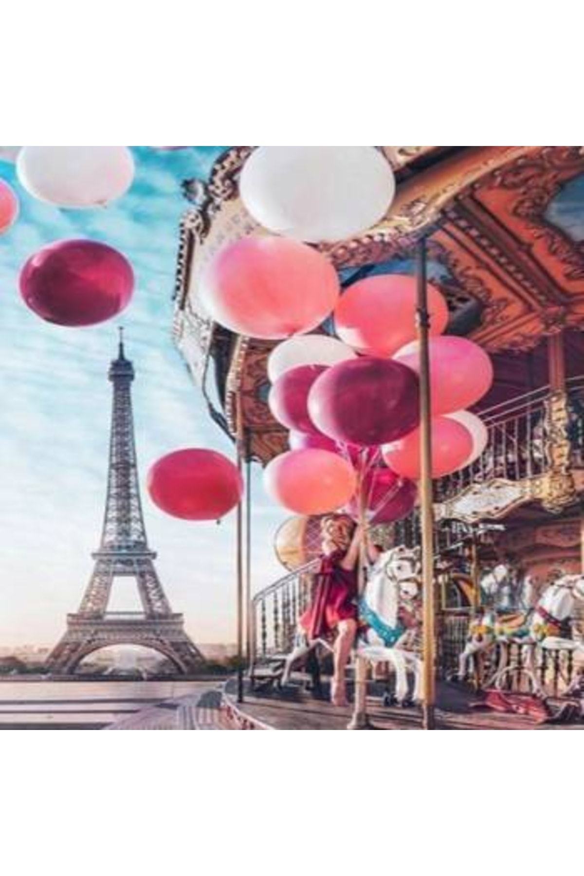 Sayılarla Boyama Seti Kasnaklı Paris'te Panayır