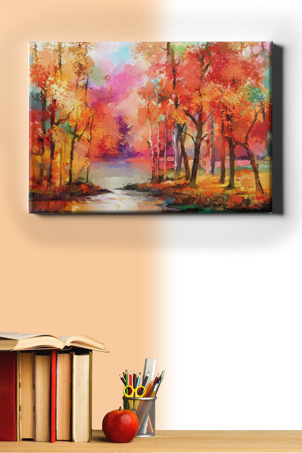 Sayılarla Boyama Seti Kasnaklı Gölde Sonbahar