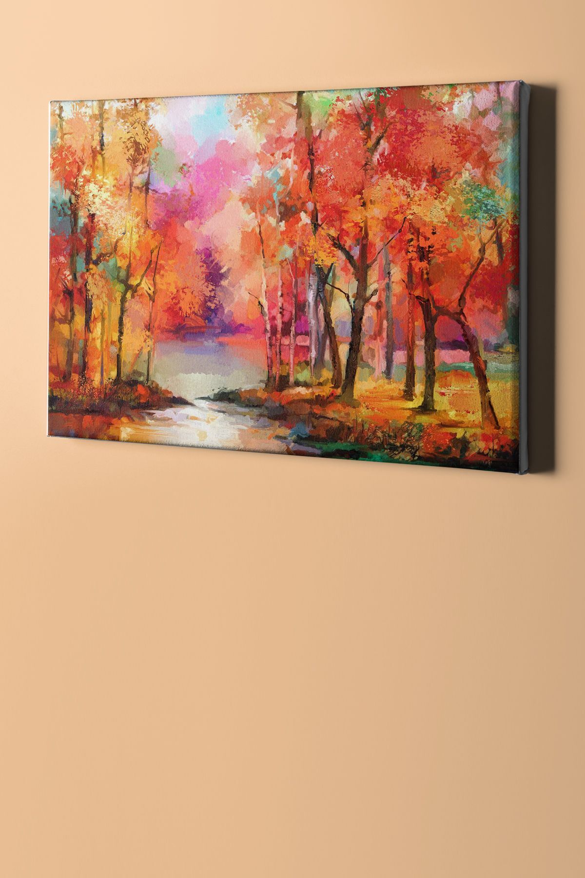 Sayılarla Boyama Seti Kasnaklı Gölde Sonbahar - Görsel 2