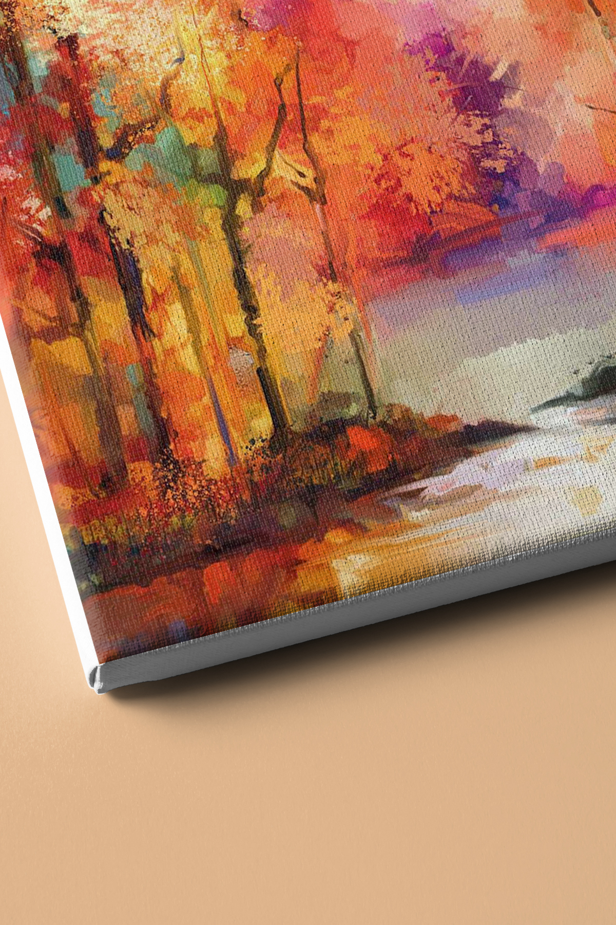 Sayılarla Boyama Seti Kasnaklı Gölde Sonbahar - Görsel 3