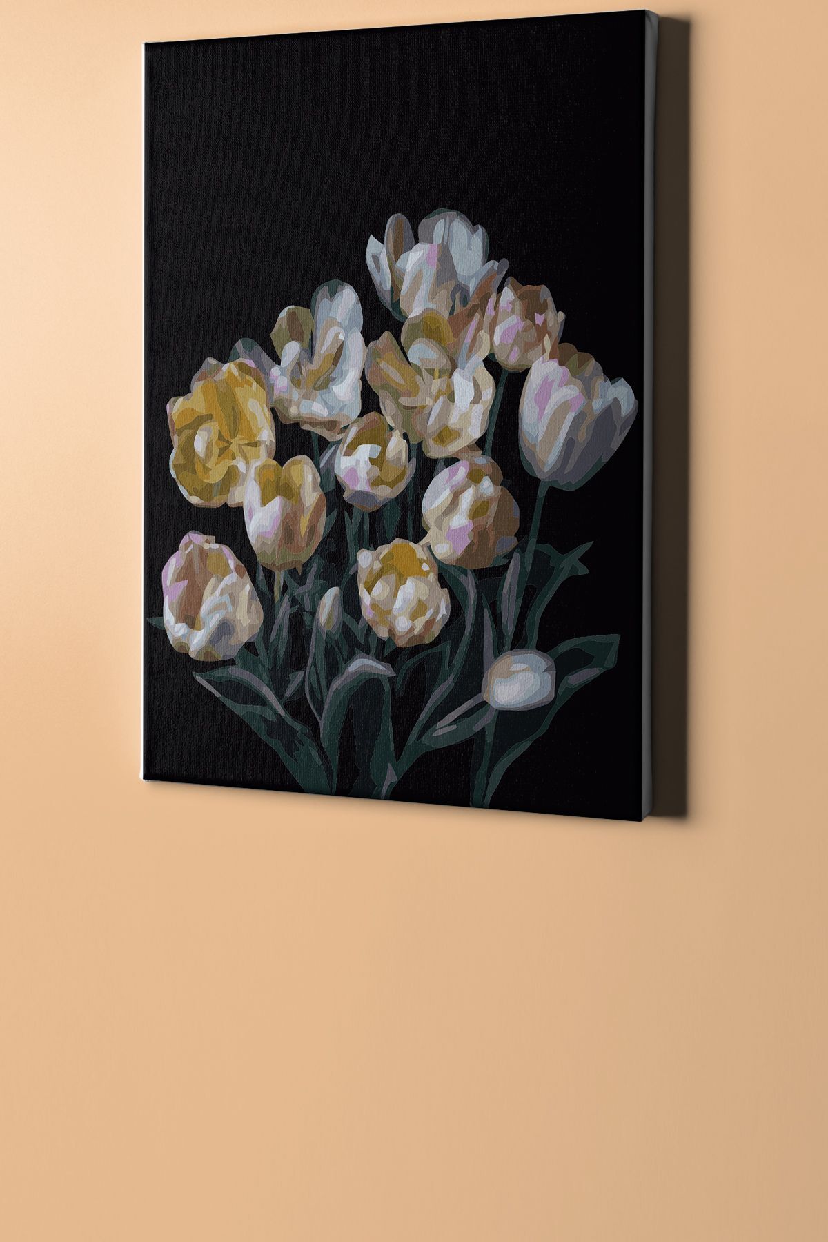 Sayılarla Boyama Seti Kasnaklı Yapay Çiçekler - Görsel 2