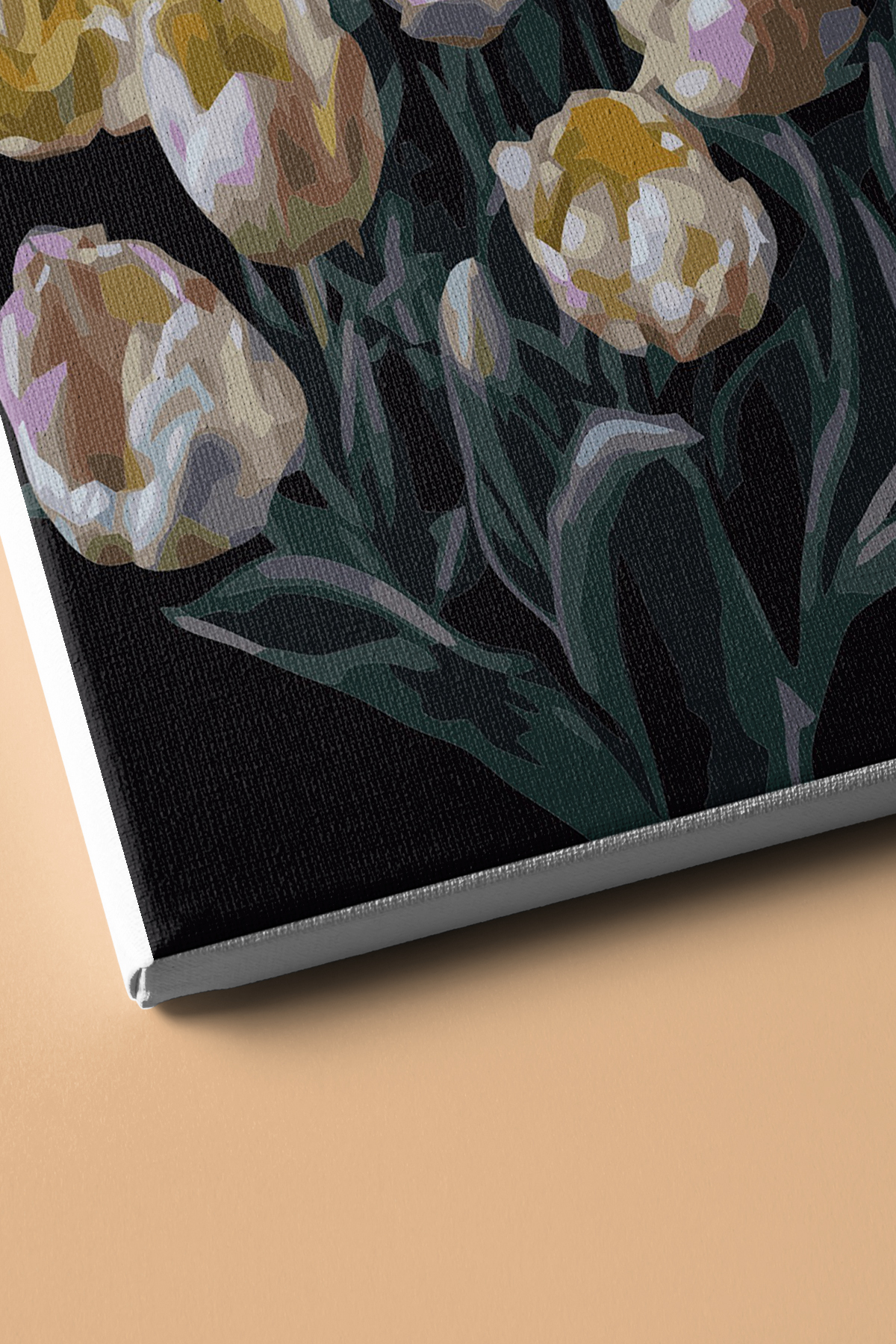 Sayılarla Boyama Seti Kasnaklı Yapay Çiçekler - Görsel 3