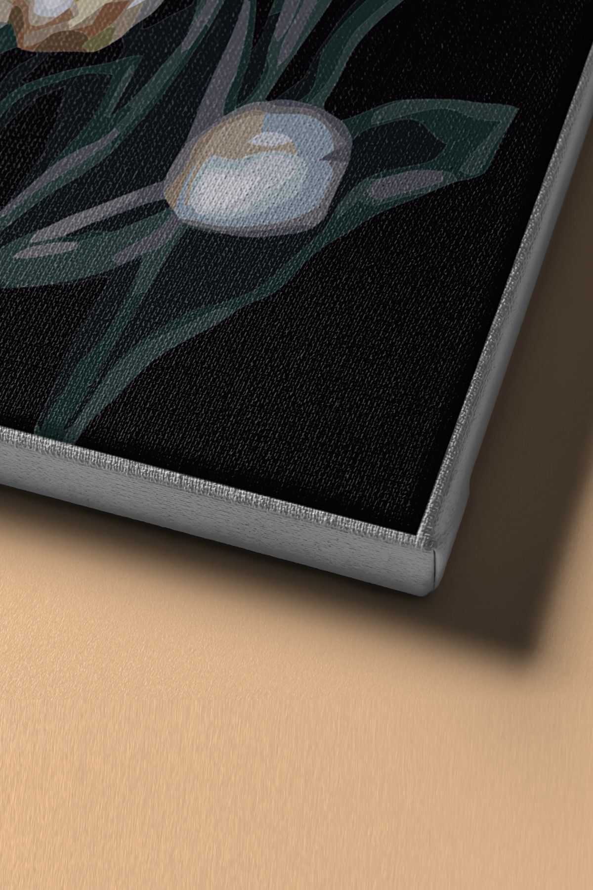 Sayılarla Boyama Seti Kasnaklı Yapay Çiçekler - Görsel 4