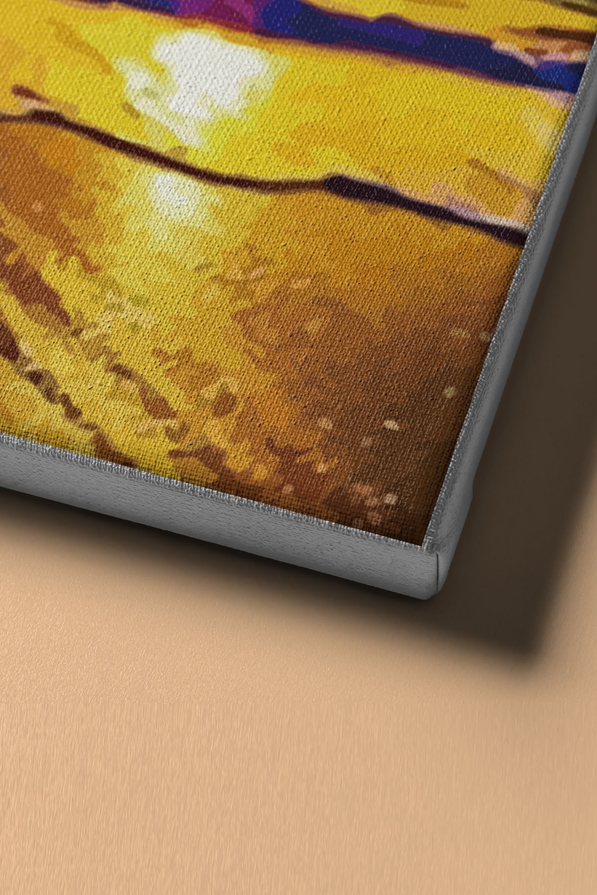 Sayılarla Boyama Seti Kasnaklı Dalgalar Ve Günbatımı - Görsel 4