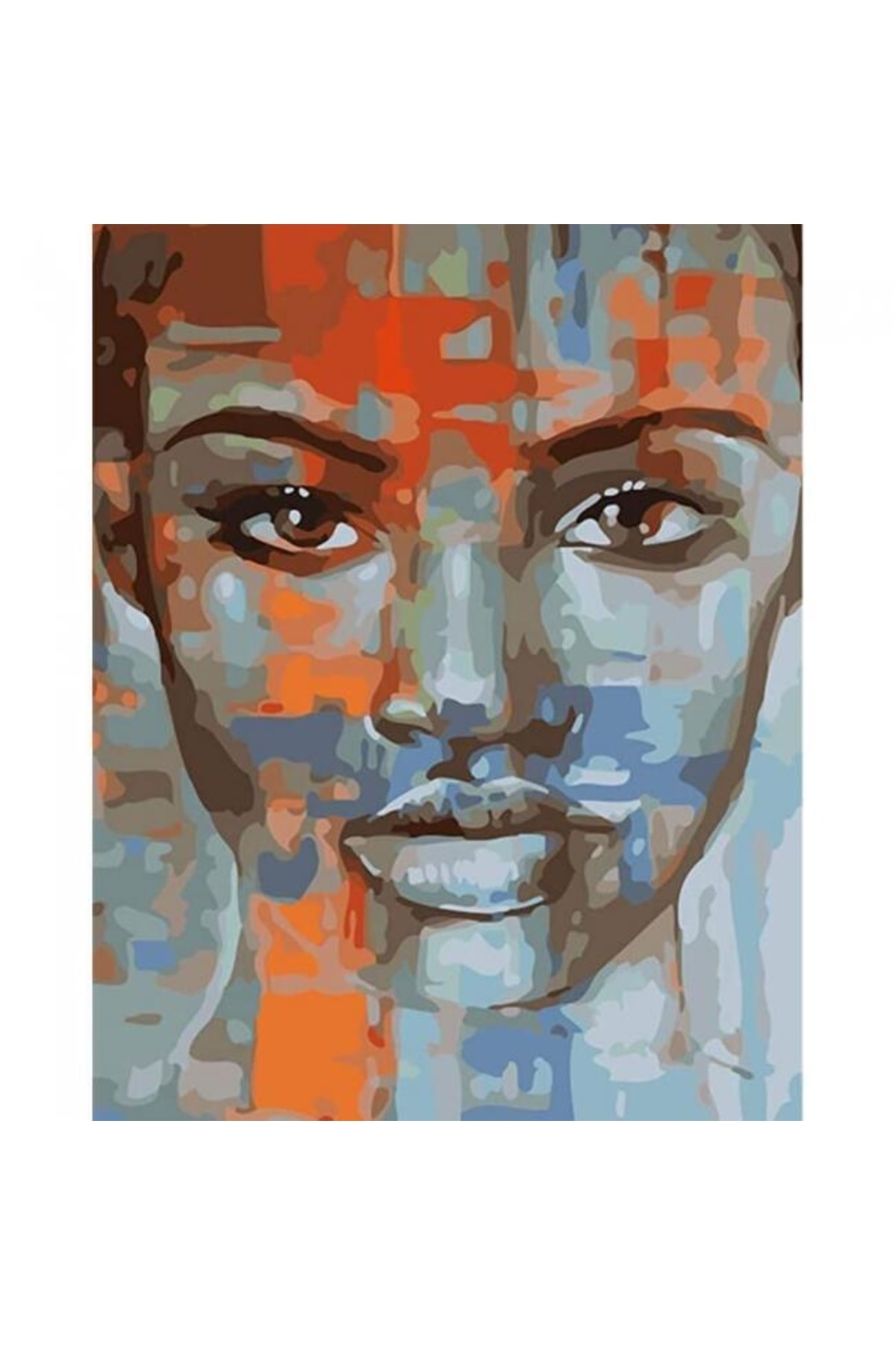 Sayılarla Boyama Seti Kasnaklı Afrikalı Kadın 4 - Görsel 2