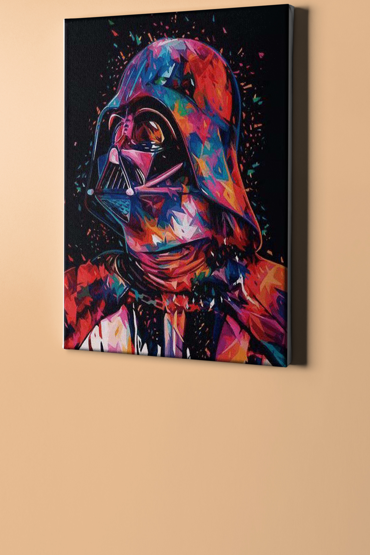 Sayılarla Boyama Seti Kasnaklı Darth Vader - Görsel 2