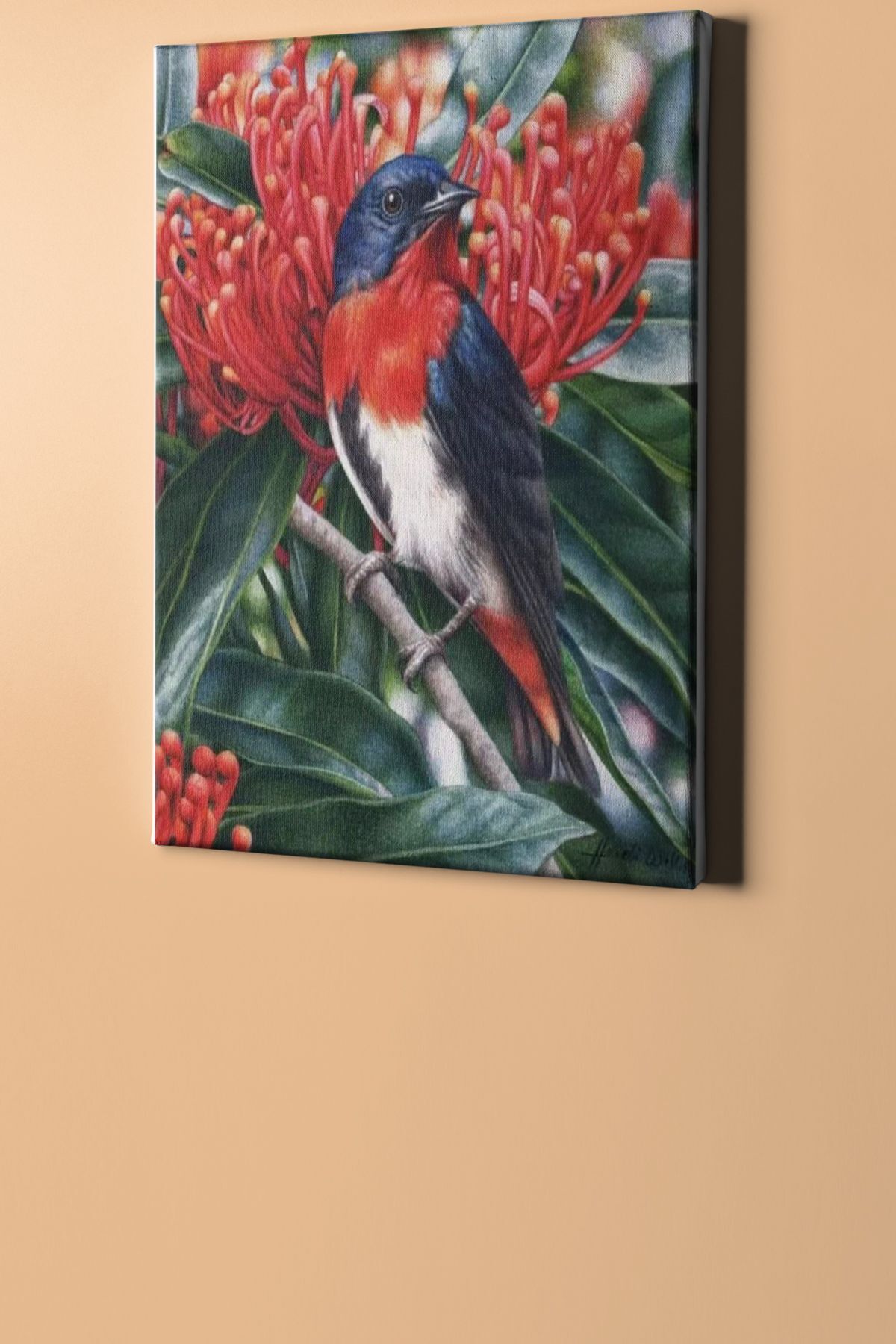 Sayılarla Boyama Seti Kasnaklı Daldaki Kuş - Görsel 2