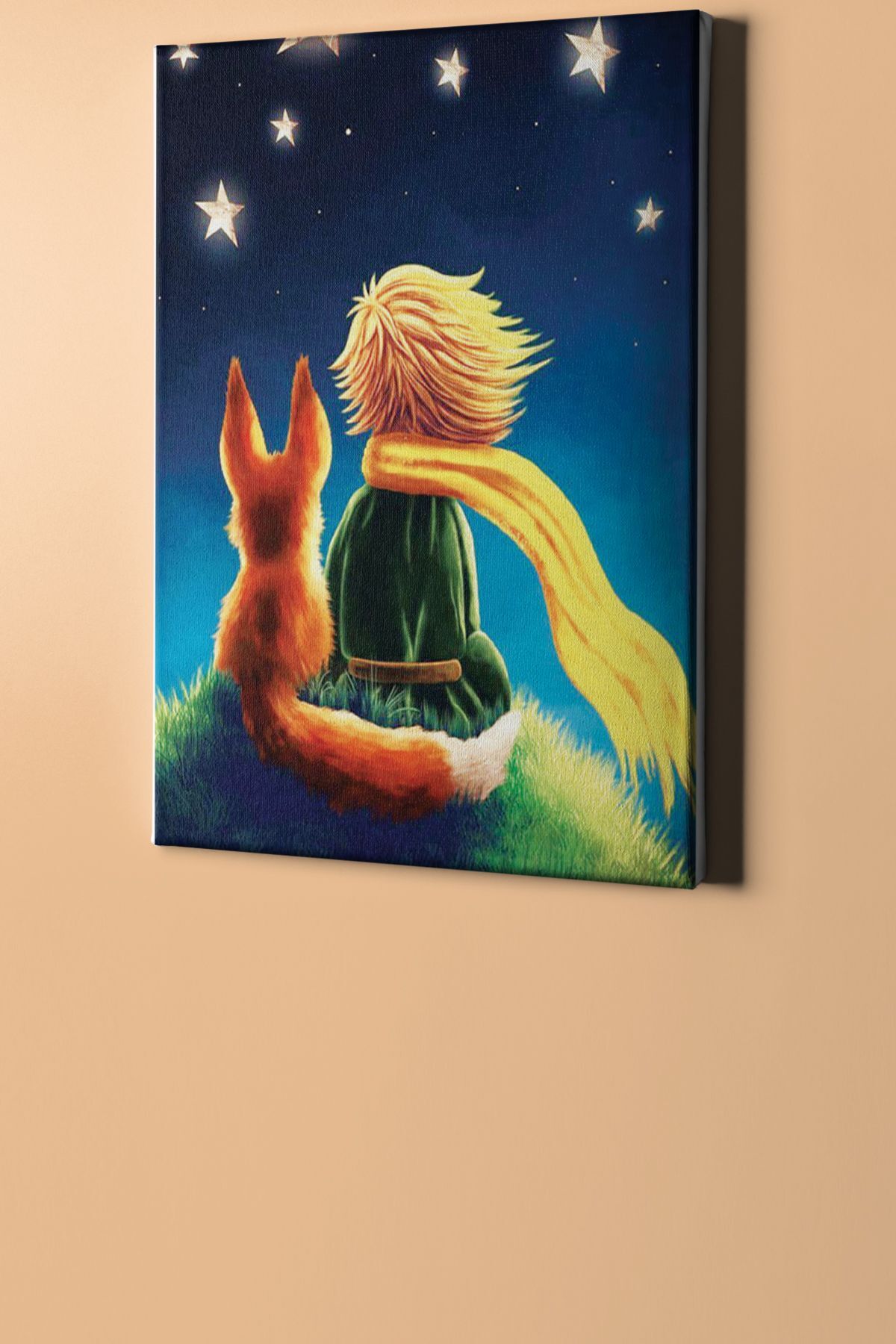 Sayılarla Boyama Seti Kasnaklı Küçük Prens Ve Tilki - Görsel 2