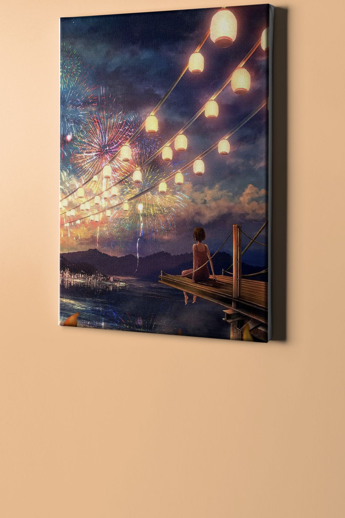 Sayılarla Boyama Seti Kasnaklı Işıklı Manzara - Görsel 2