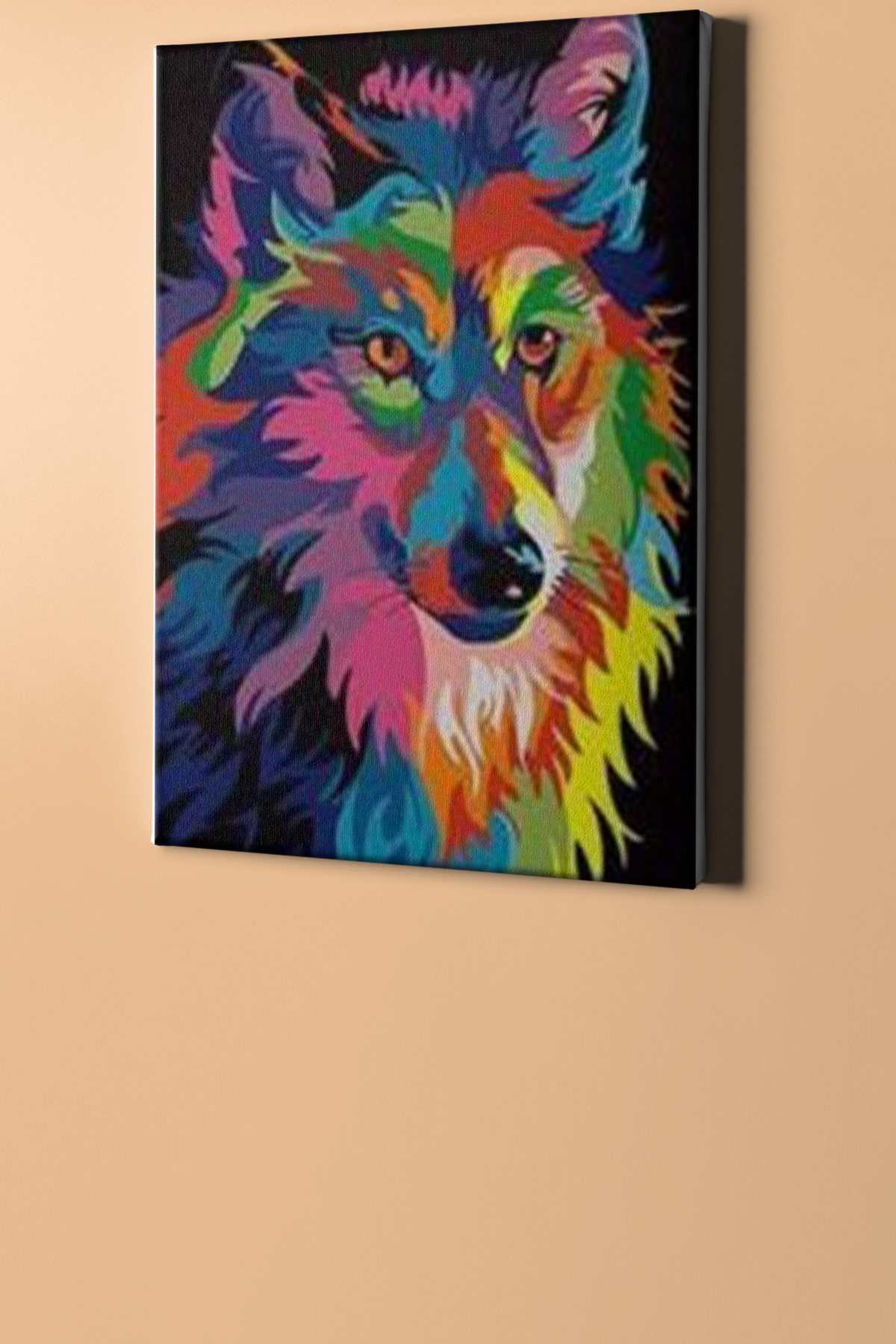 Sayılarla Boyama Seti Kasnaklı Kurt Renkli - Görsel 2