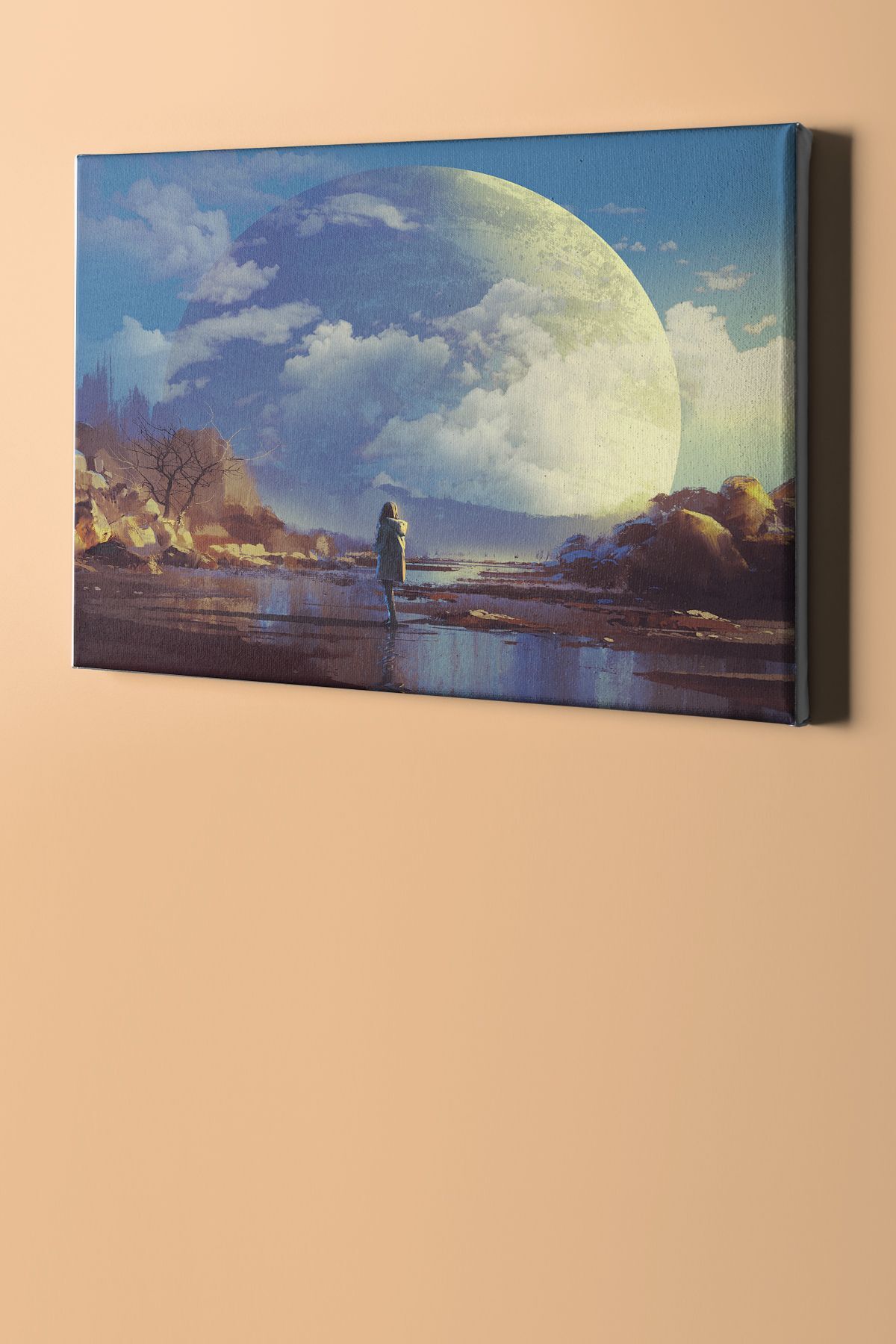 Sayılarla Boyama Seti Kasnaklı Fantazi Gökyüzü 2 - Görsel 2