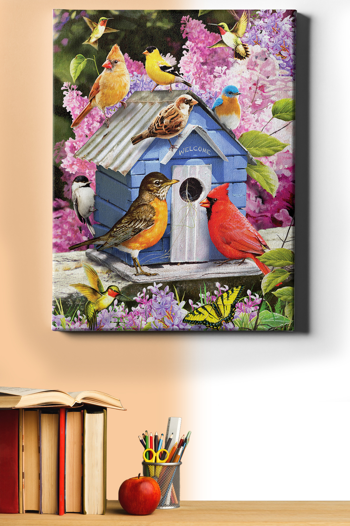 Sayılarla Boyama Seti Kasnaklı Kuşevi