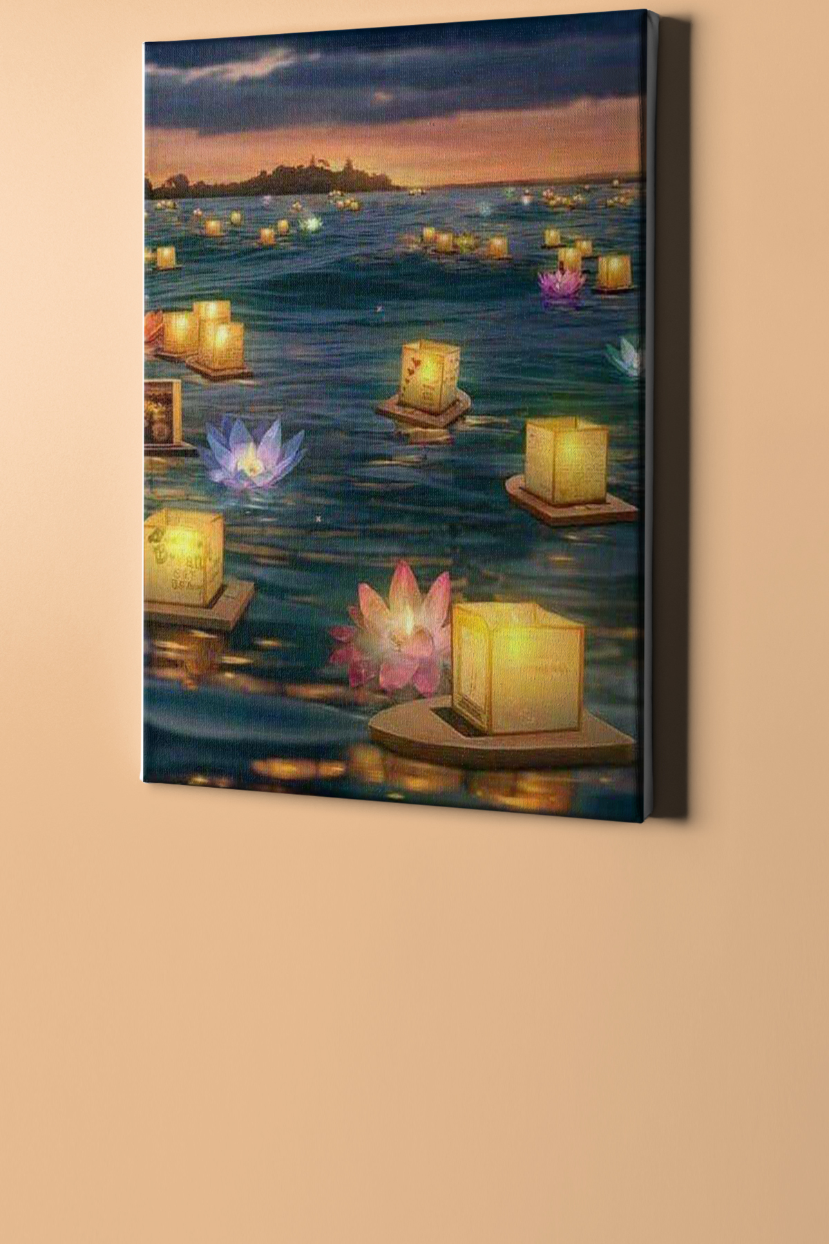 Sayılarla Boyama Seti Kasnaklı Denizde Işıklar - Görsel 2