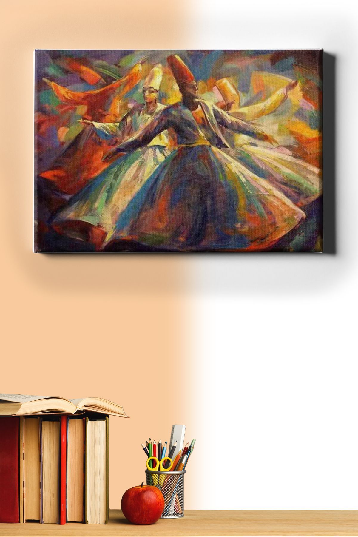 Sayılarla Boyama Seti Kasnaklı Semazenler