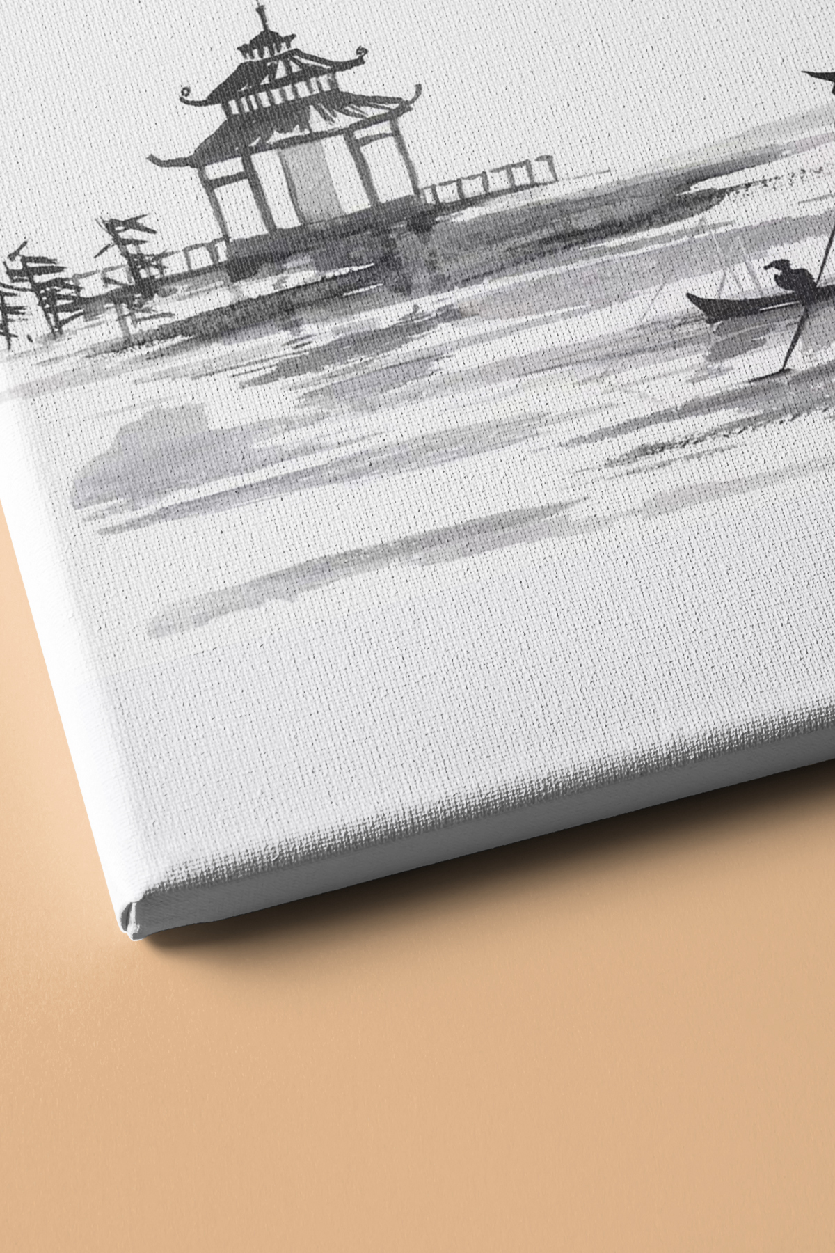 Sayılarla Boyama Seti Kasnaklı Japon Geleneksel Sanat - Görsel 3