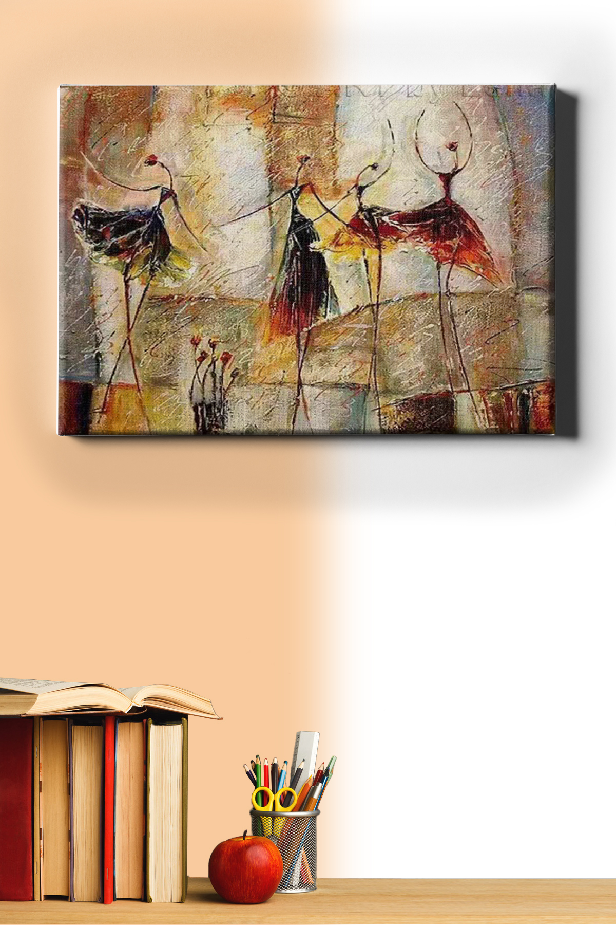 Sayılarla Boyama Seti Kasnaklı Tema Dans